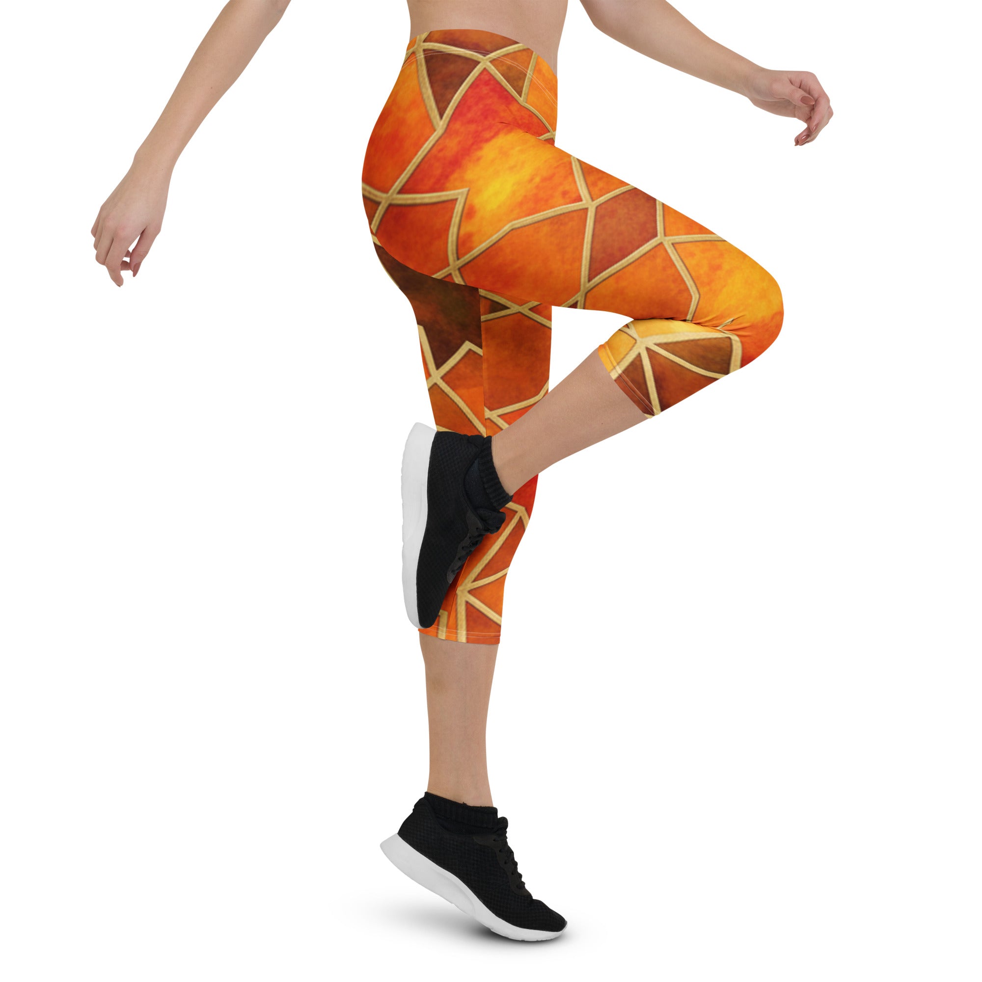 Autumn Spice Capri Leggings | GearBunch