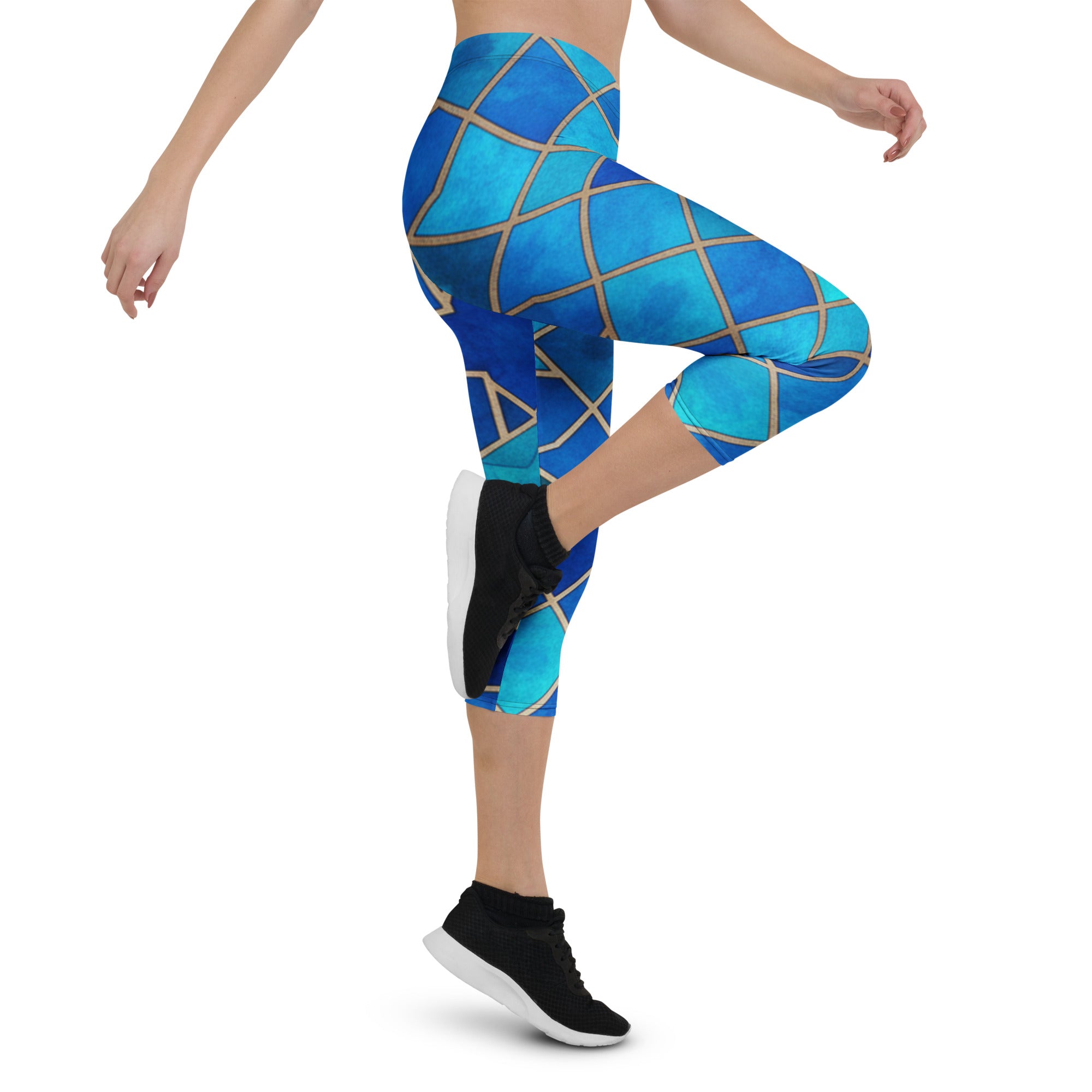 Sapphire Bronze Capri Leggings | GearBunch