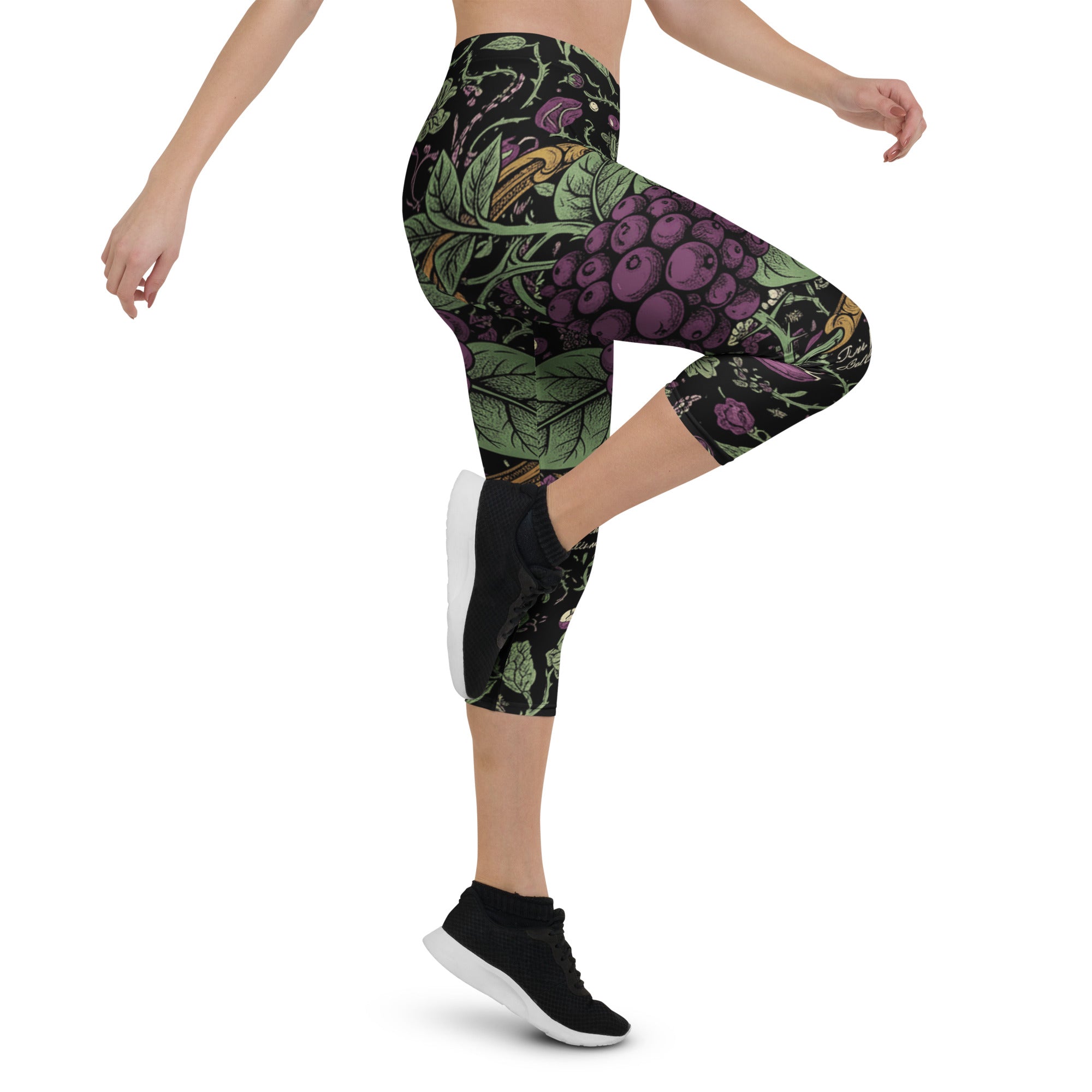 Deadly Nightshade Capri Leggings | GearBunch