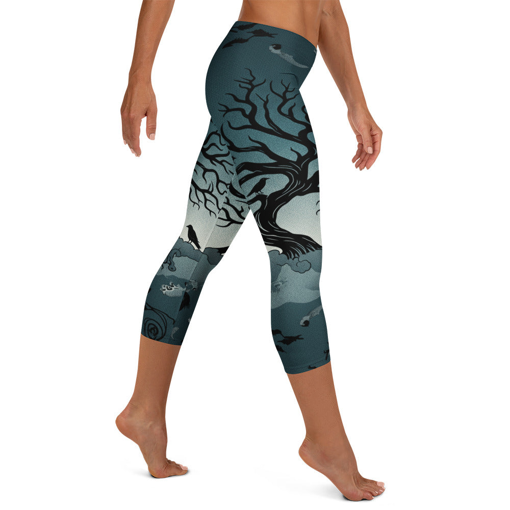 Haunted Forest Capri Leggings | GearBunch