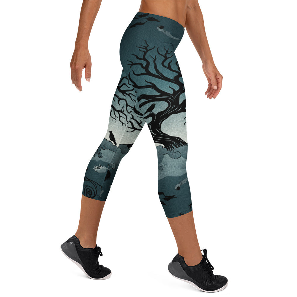 Haunted Forest Capri Leggings | GearBunch