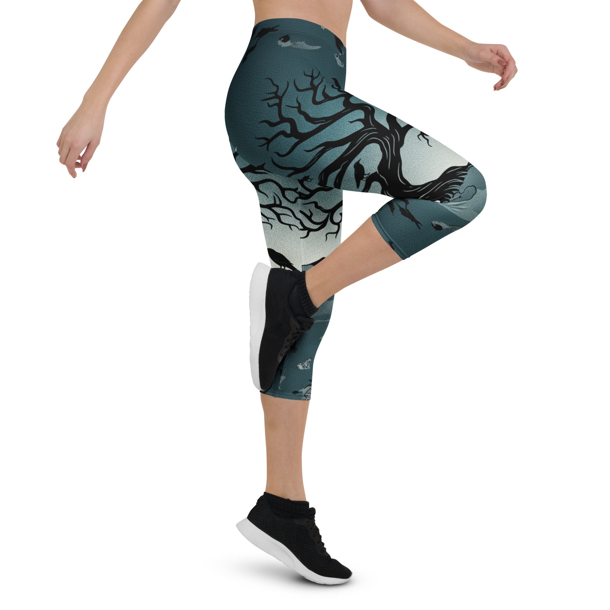 Haunted Forest Capri Leggings | GearBunch