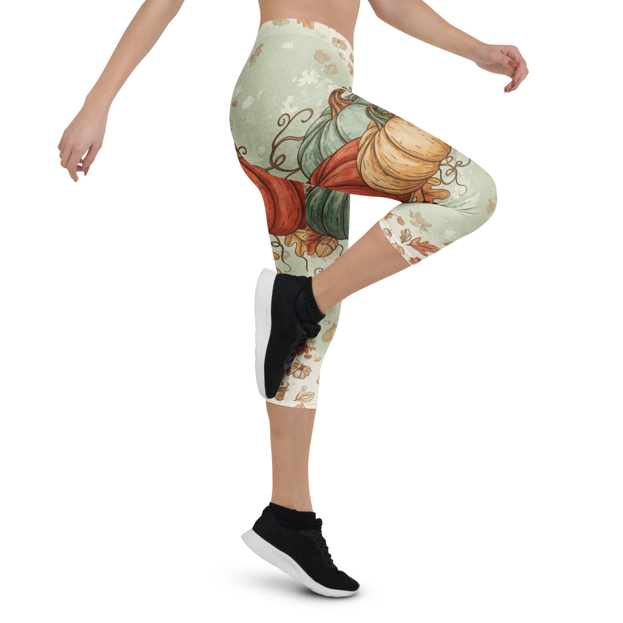 Heirloom Pumpkin Patch Capri Leggings | GearBunch