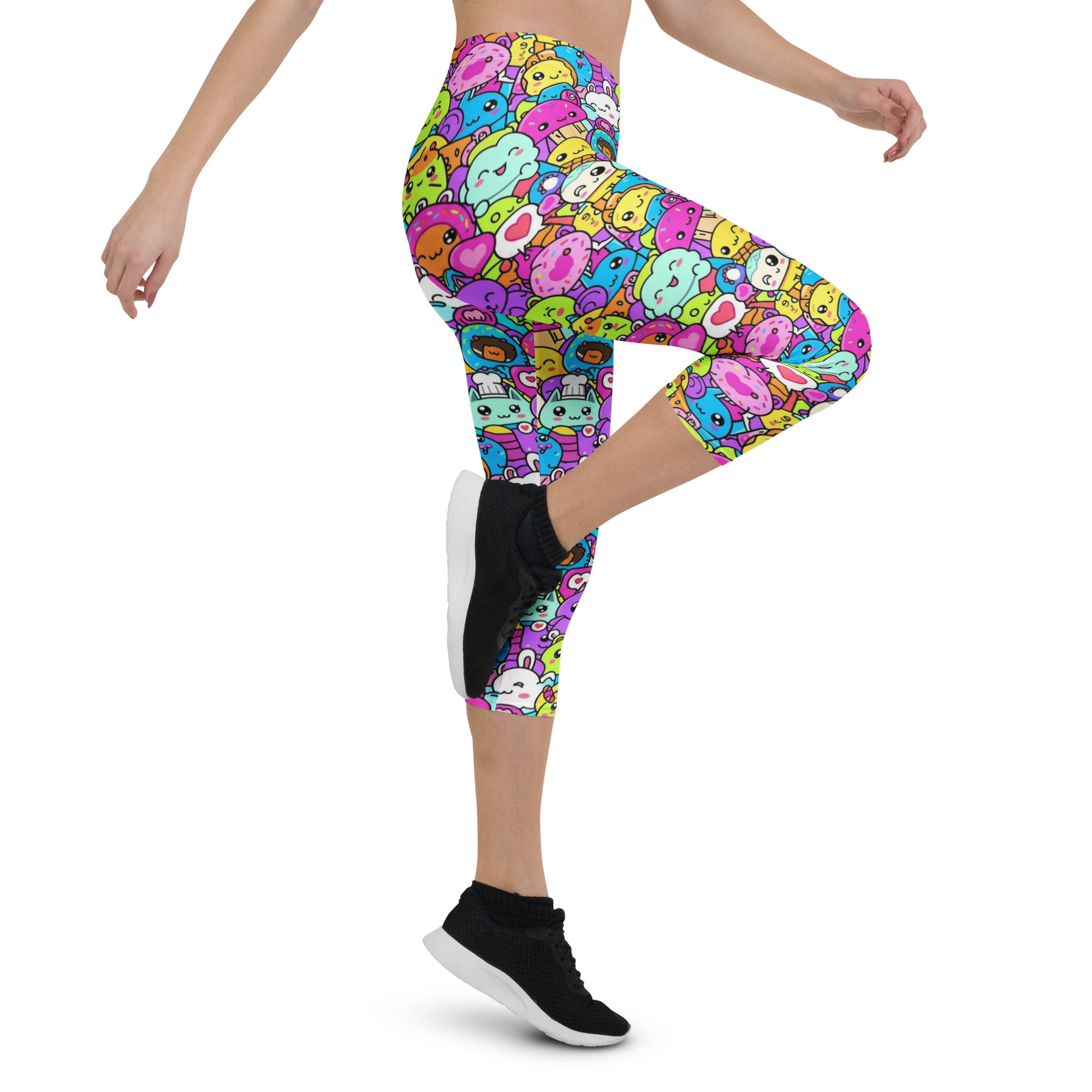 Kawaii Monster Pals Capri Leggings | GearBunch