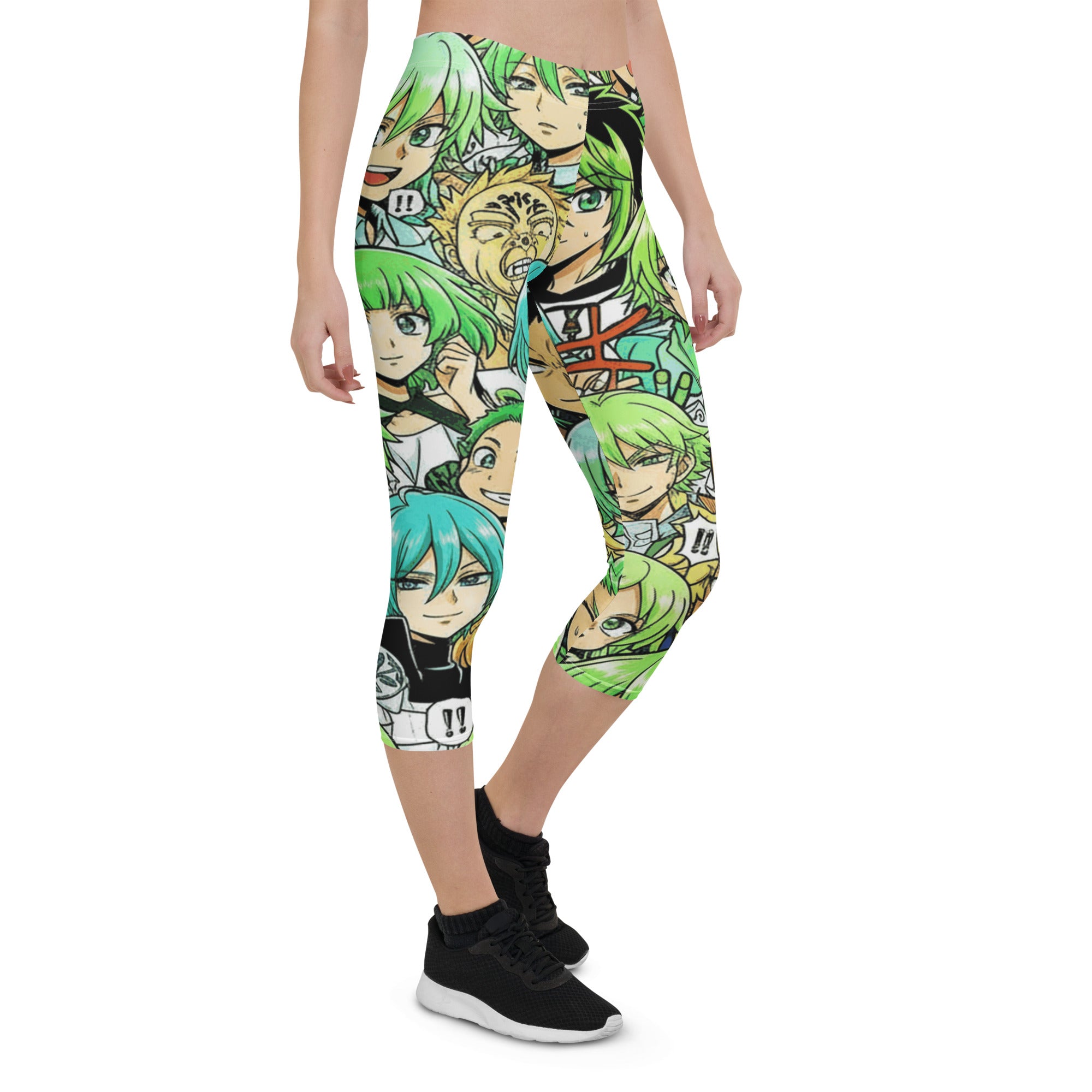 Anime Forest Spirit Capri Leggings | GearBunch
