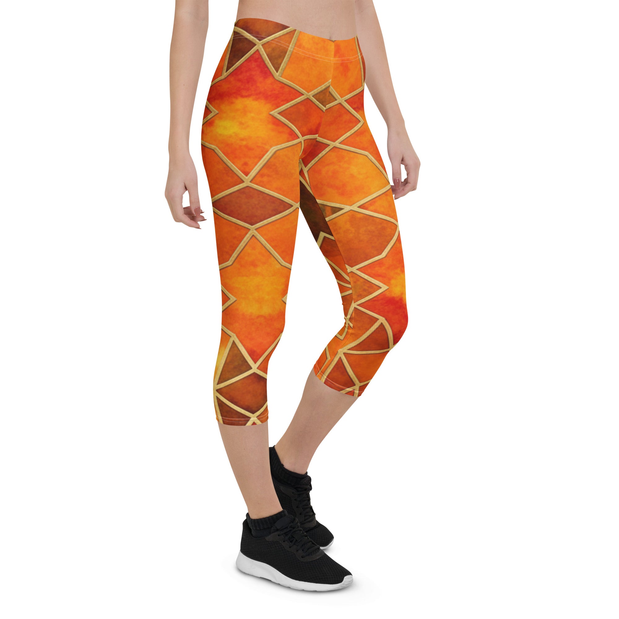Autumn Spice Capri Leggings | GearBunch
