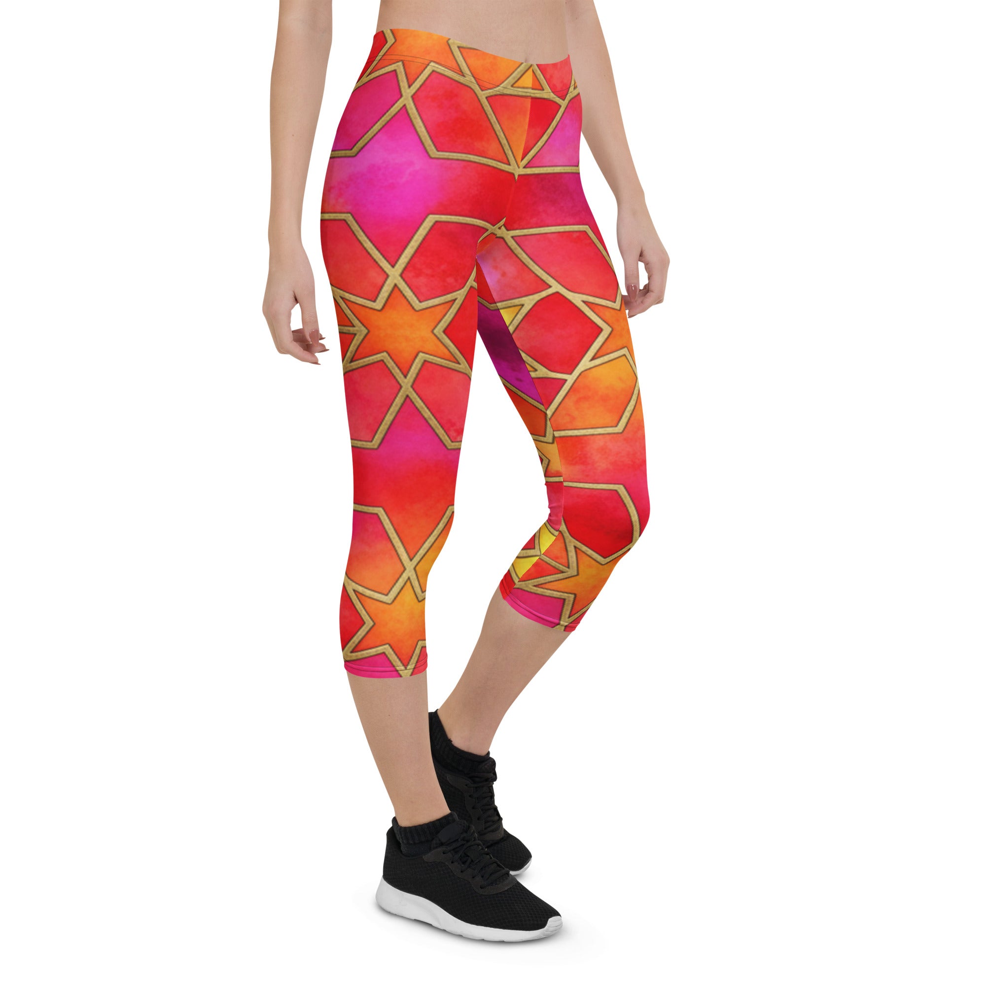 Fire Opal Capri Leggings | GearBunch