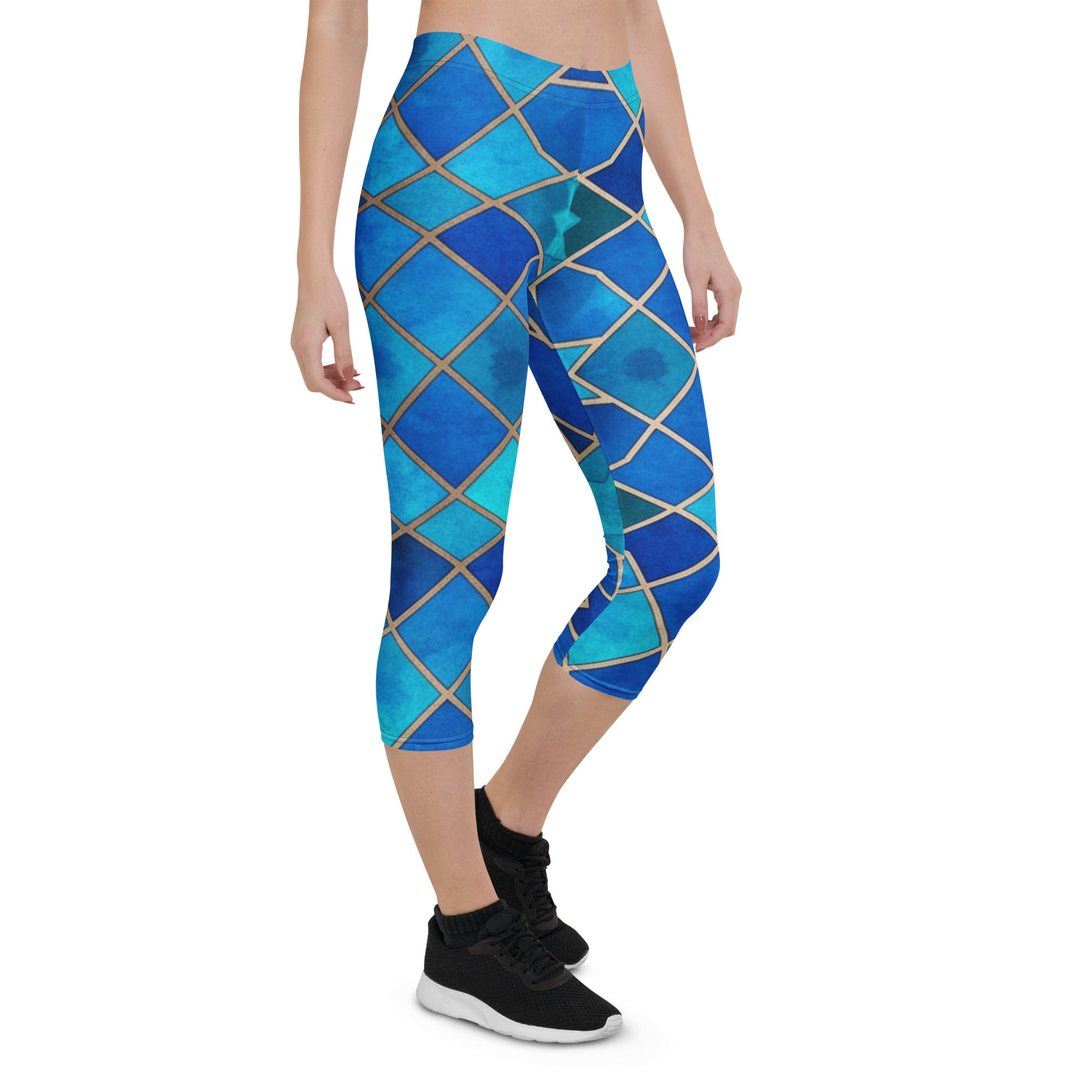 Sapphire Bronze Capri Leggings | GearBunch