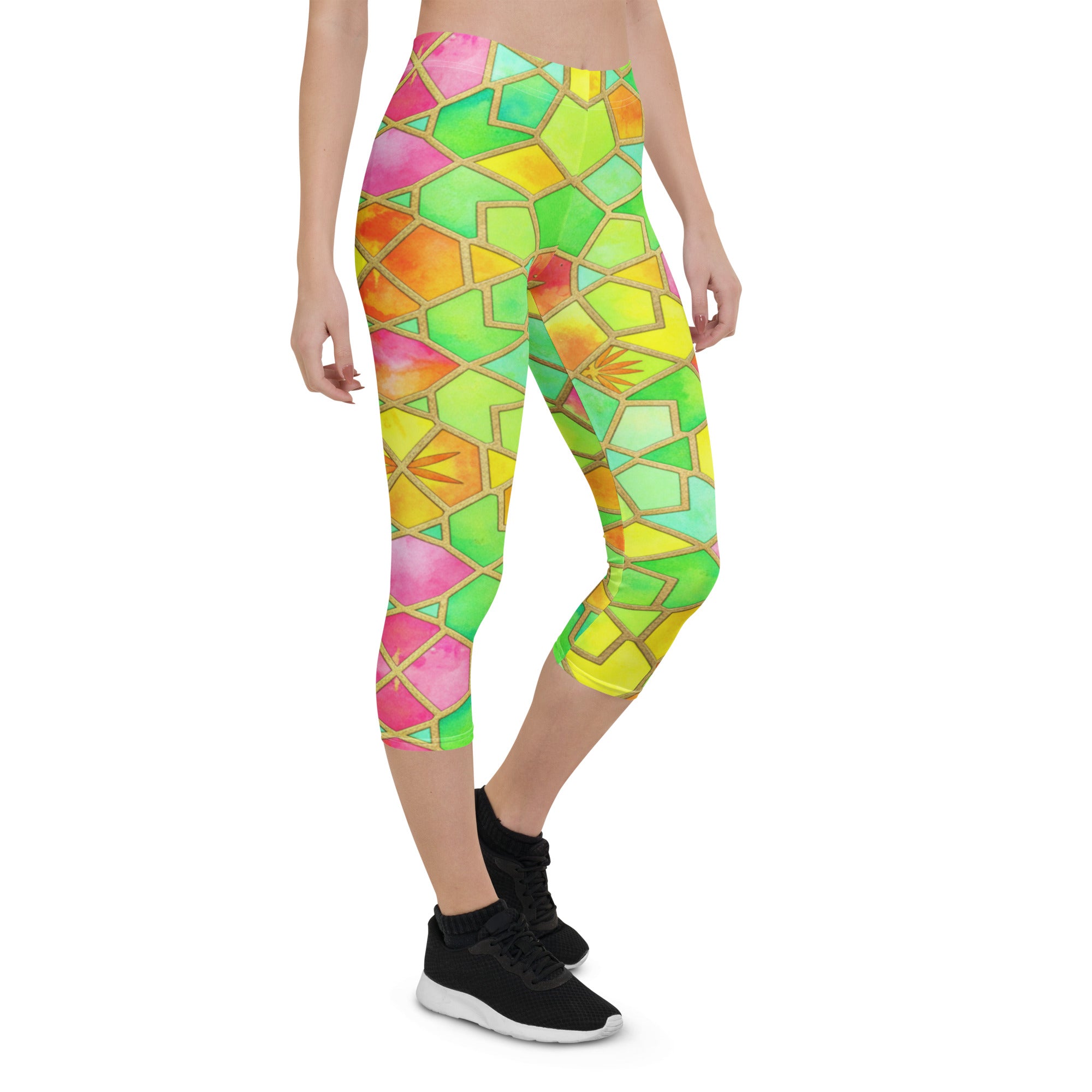 Tropical Punch Capri Leggings | GearBunch