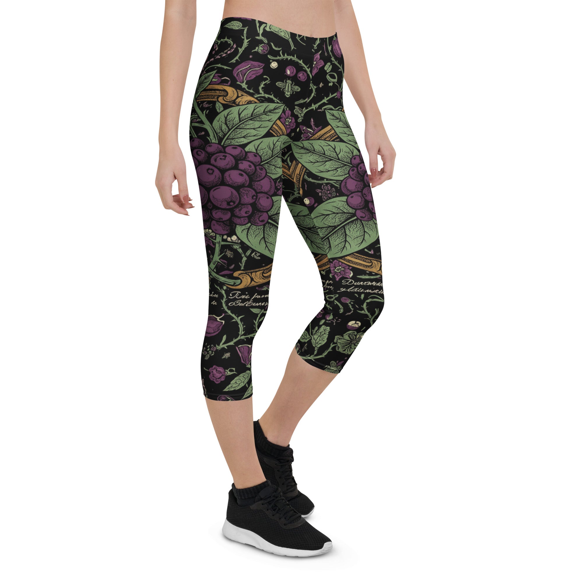 Deadly Nightshade Capri Leggings | GearBunch