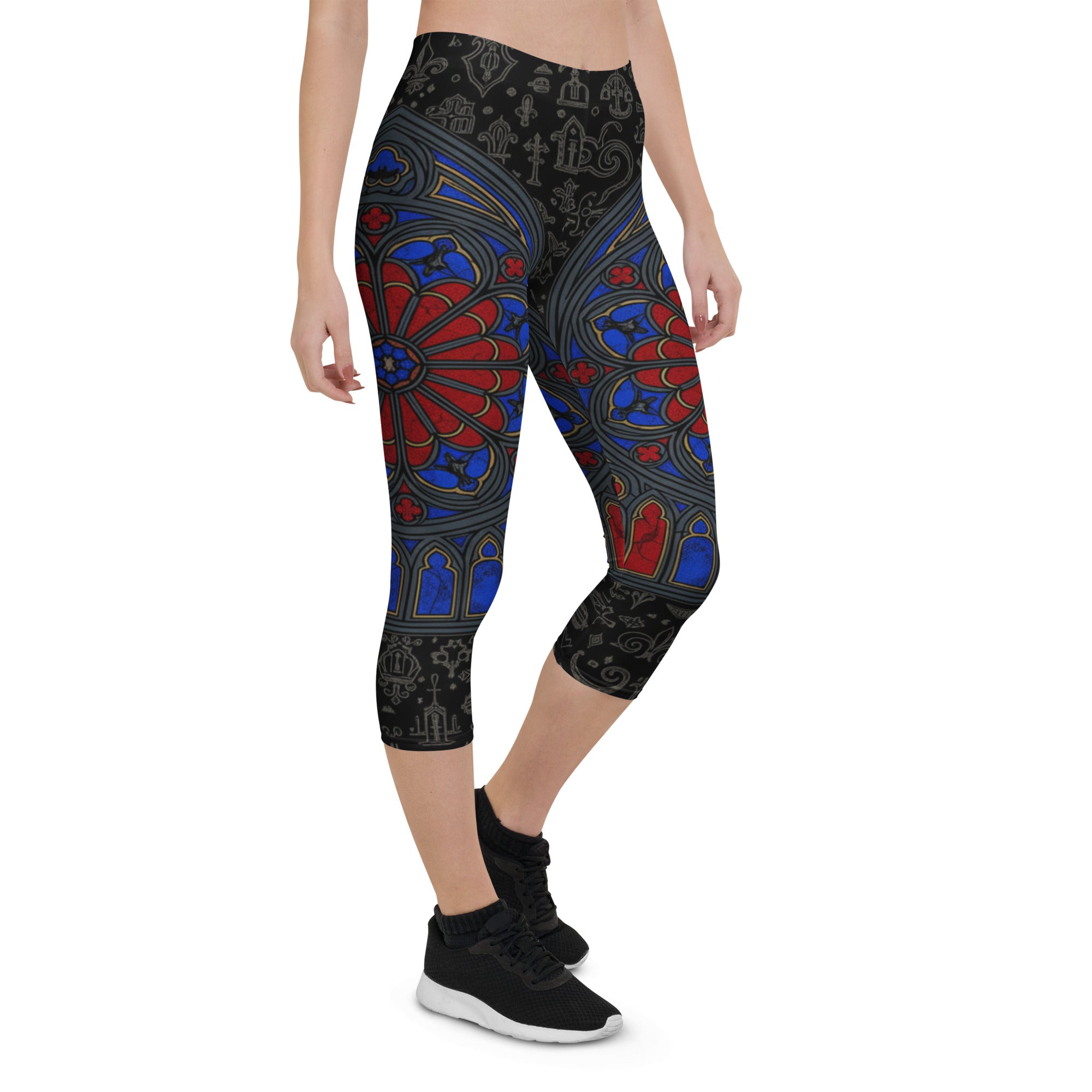 Stained Glass Capri Leggings | GearBunch