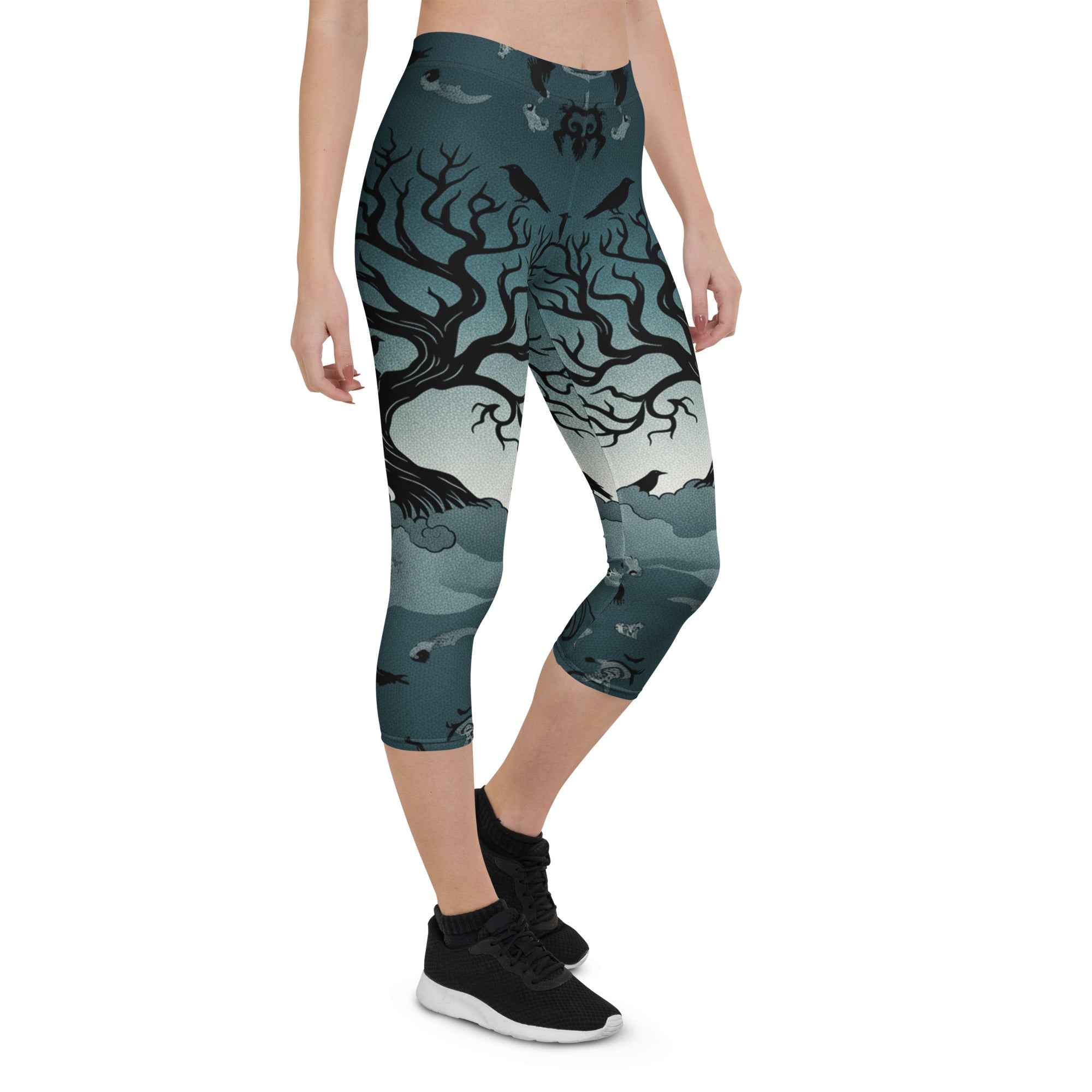 Haunted Forest Capri Leggings | GearBunch