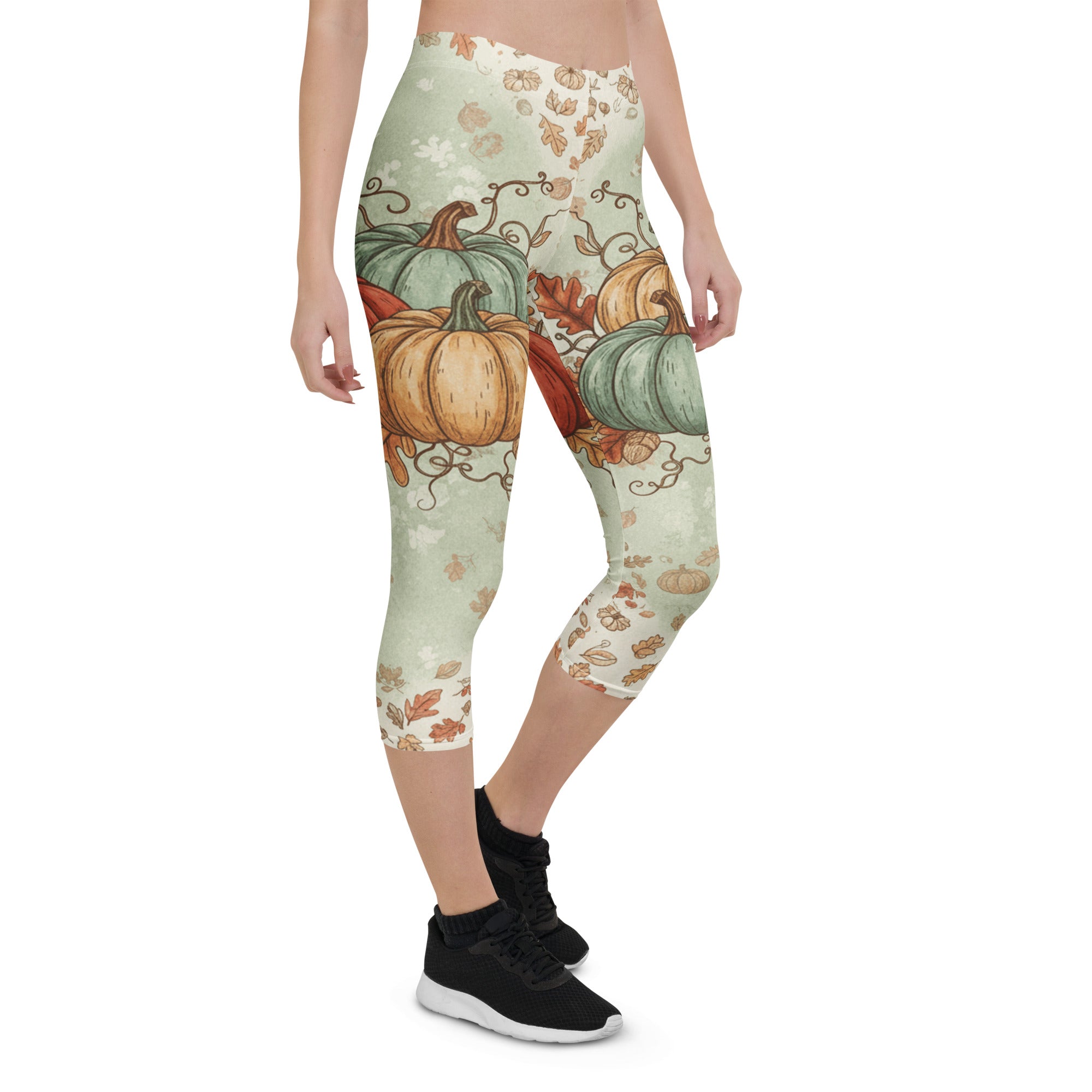 Heirloom Pumpkin Patch Capri Leggings | GearBunch
