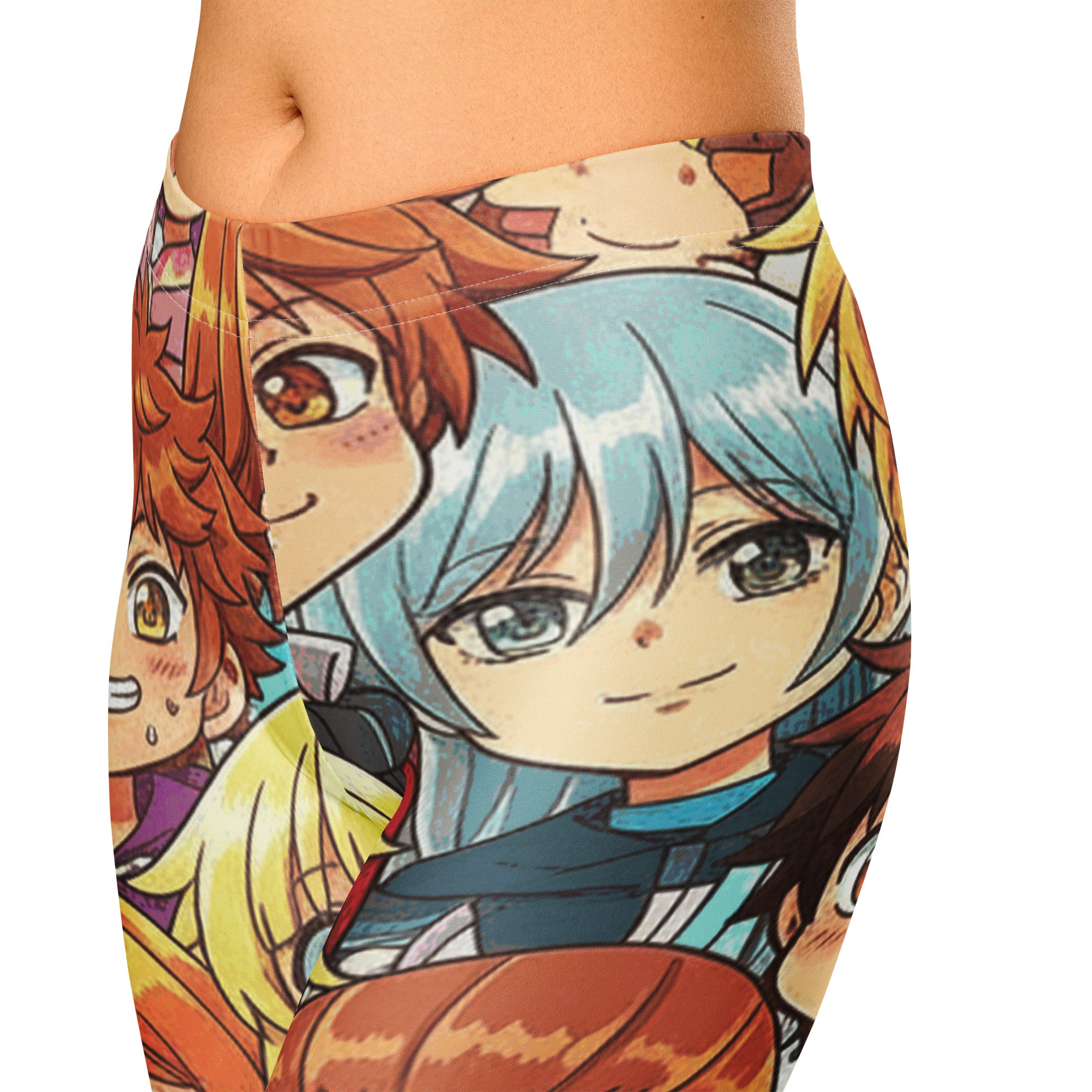 Anime Cat Cafe Capri Leggings | GearBunch