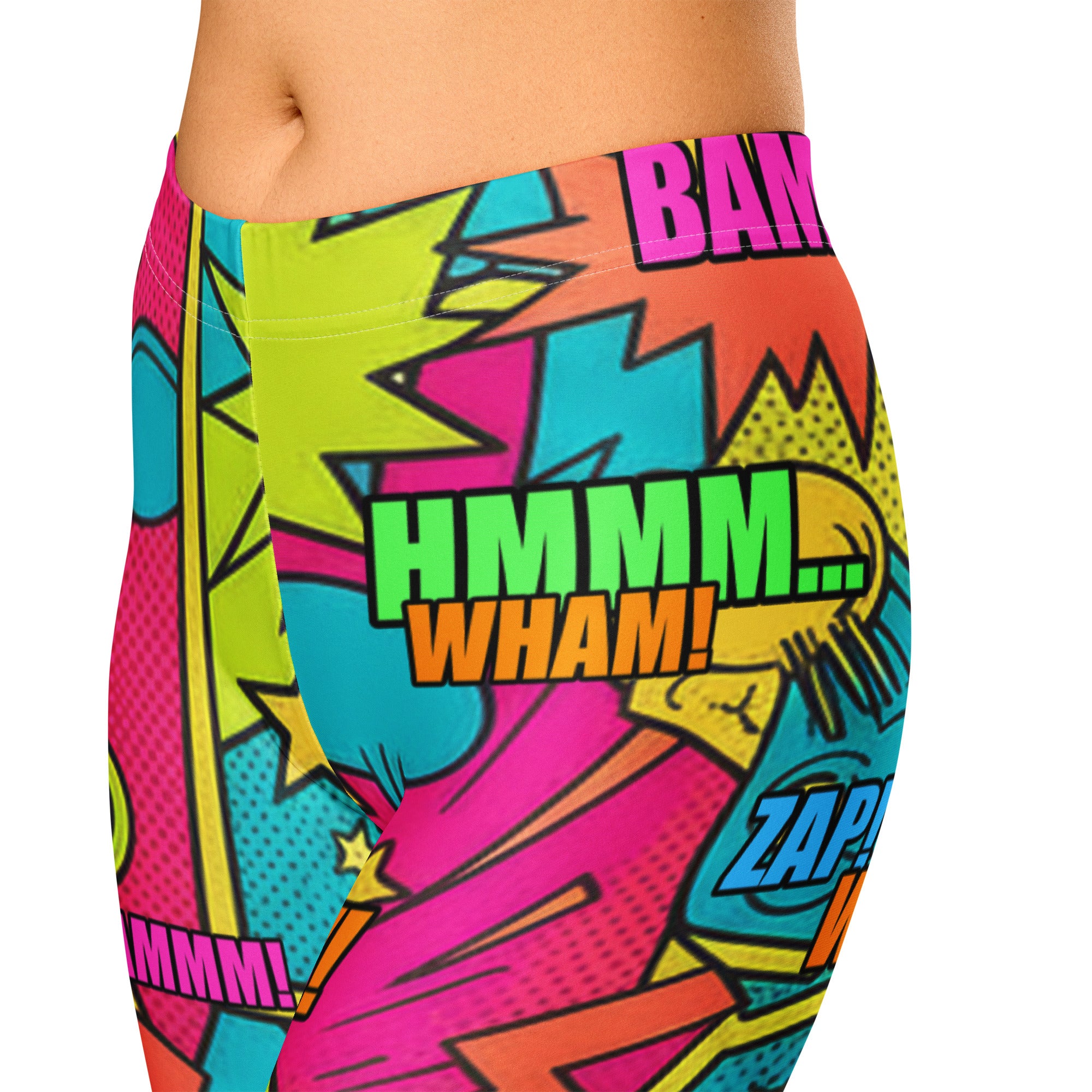 Comic Pop Tropical Capri Leggings | GearBunch