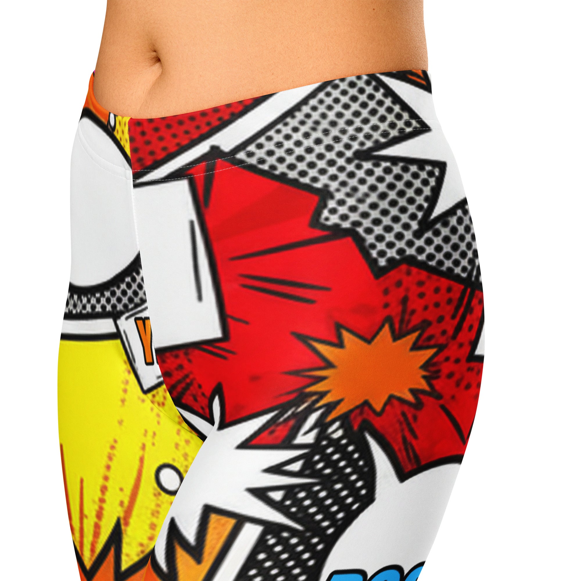 Comic Strip Boom Town Capri Leggings | GearBunch