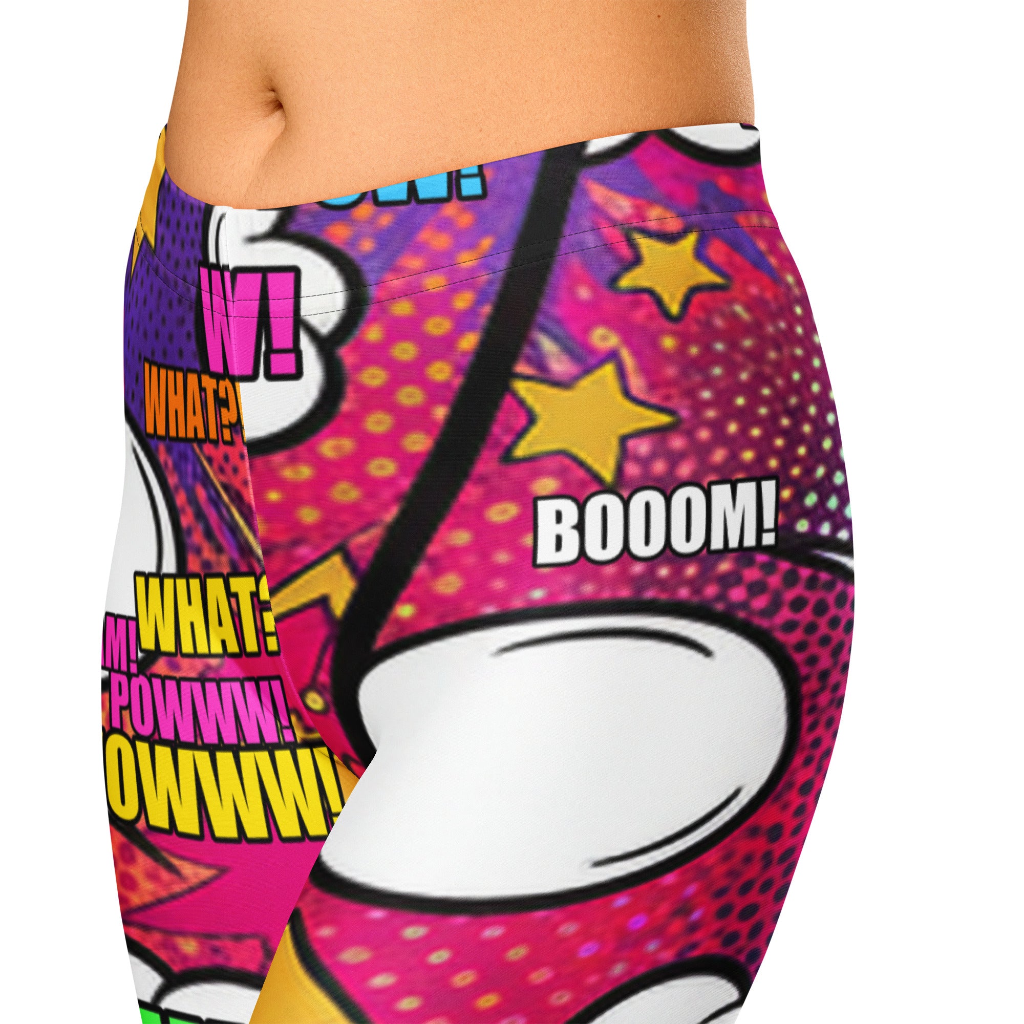 Comic Strip Girl Power Capri Leggings | GearBunch