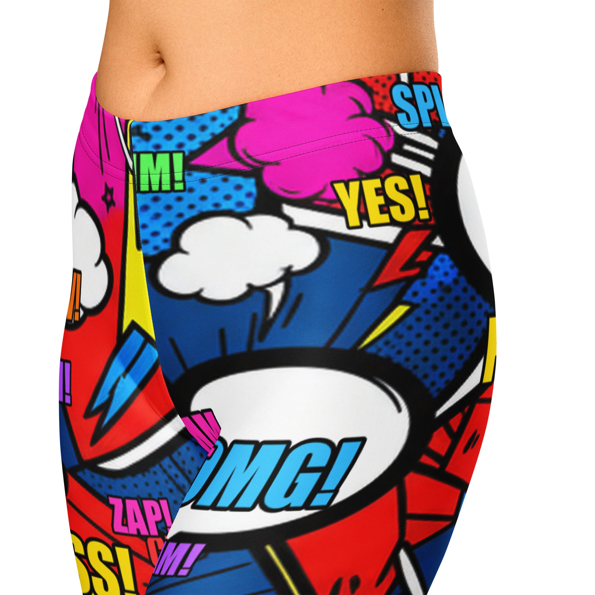 Comic Ninja Night Capri Leggings | GearBunch