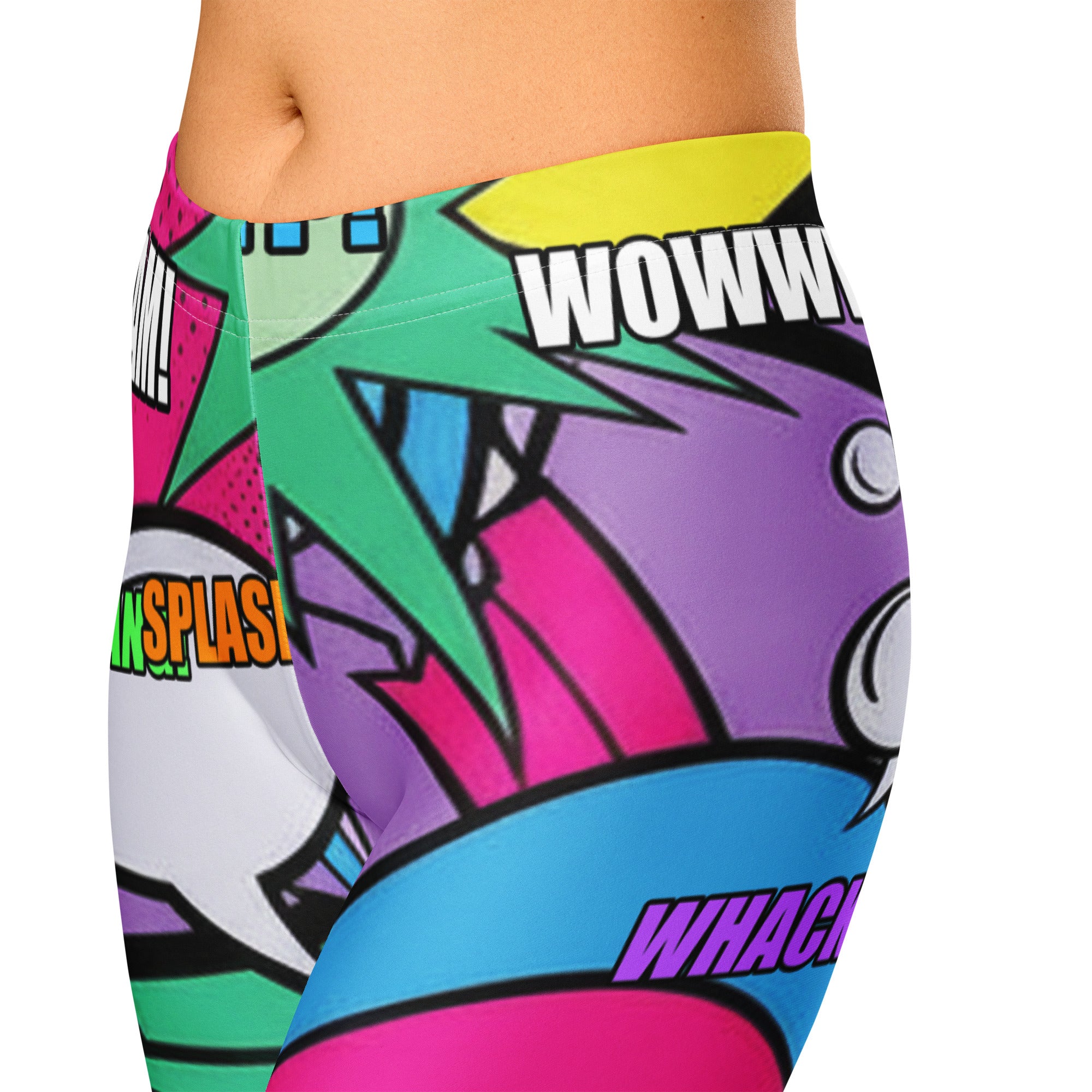 Comic Strip Pop Candy Capri Leggings | GearBunch