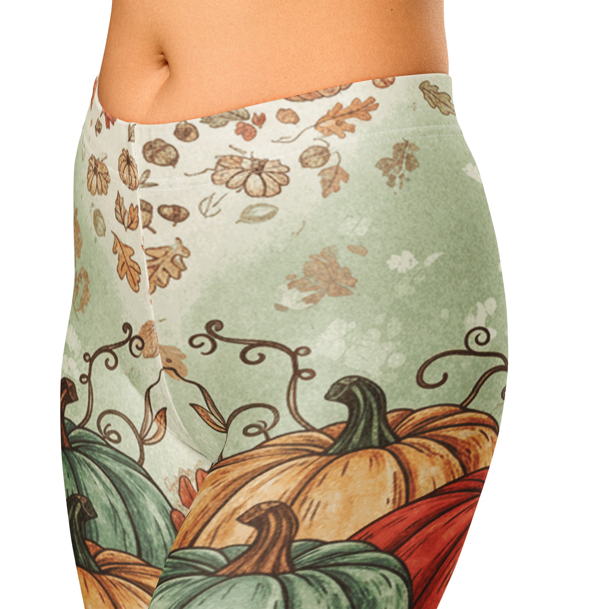 Heirloom Pumpkin Patch Capri Leggings | GearBunch