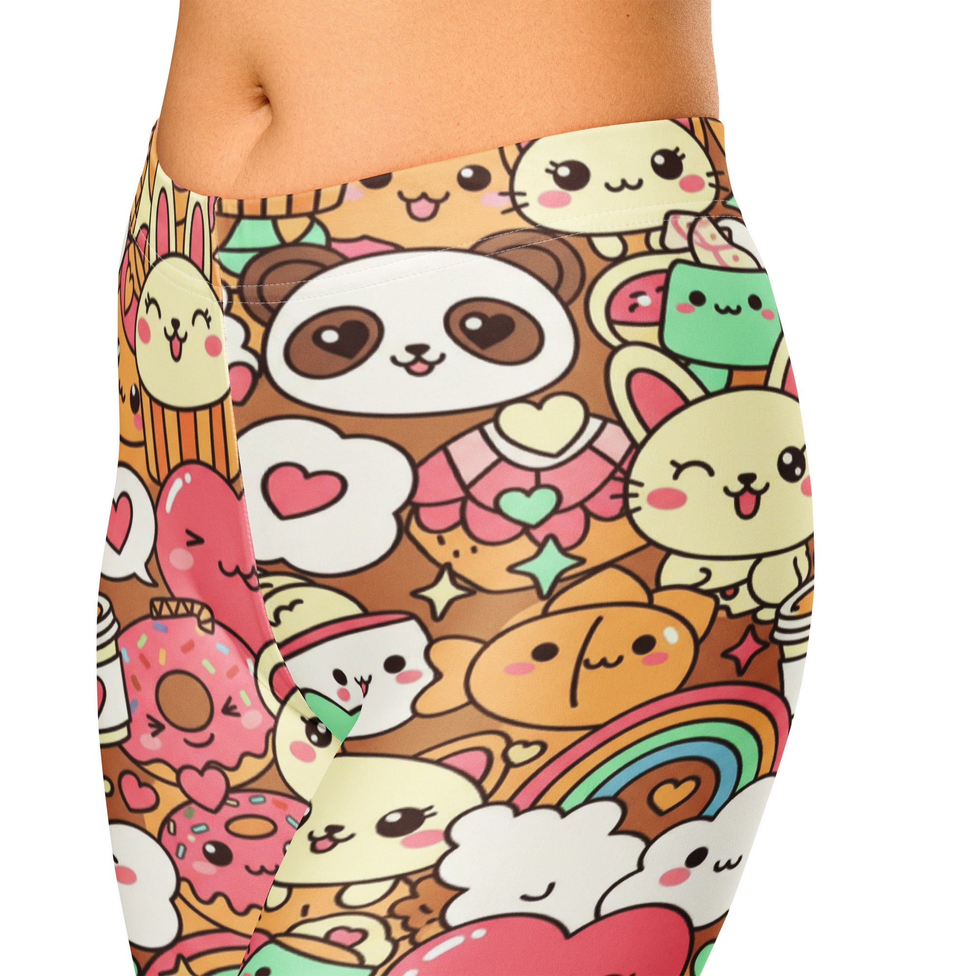 Kawaii Coffee Break Capri Leggings | GearBunch