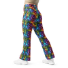 Gearbunch Neon Ice Flare Leggings from Left Side