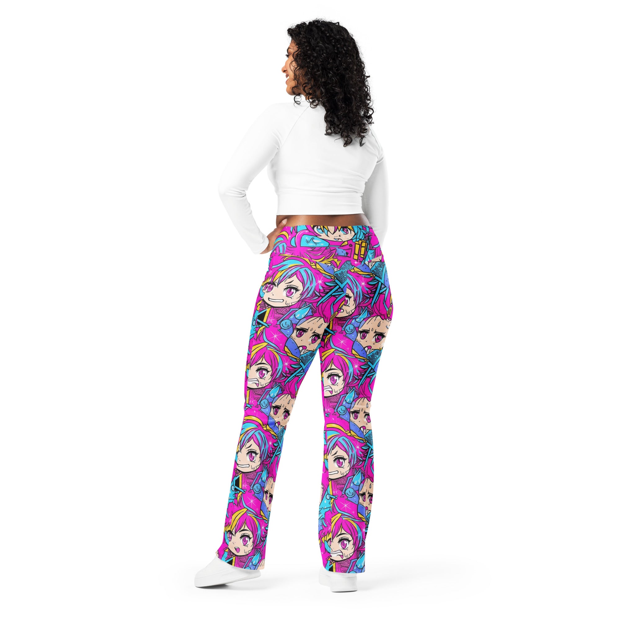 Anime Magical Girl Flare Leggings | GearBunch