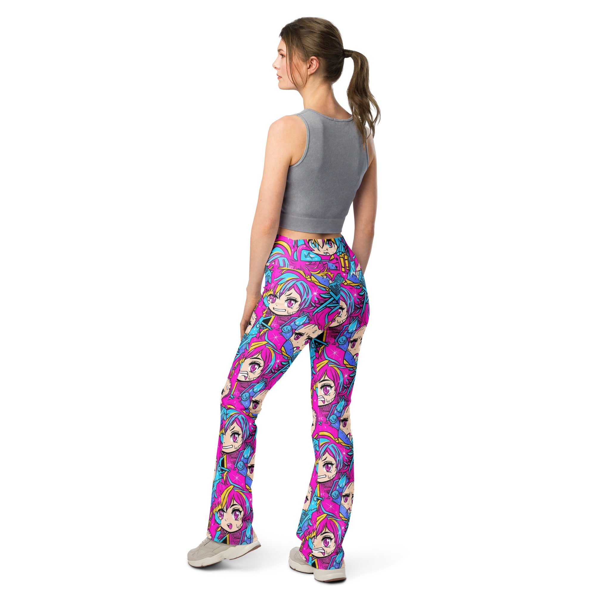 Anime Magical Girl Flare Leggings | GearBunch