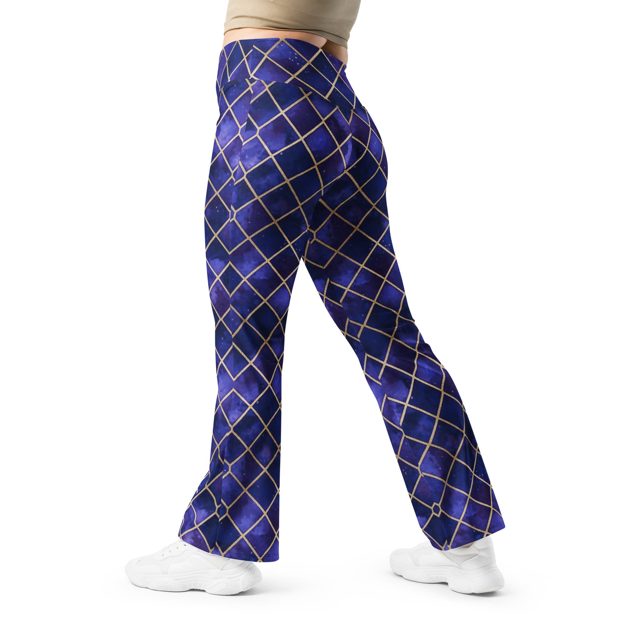 Midnight Galaxy Flare Leggings | GearBunch