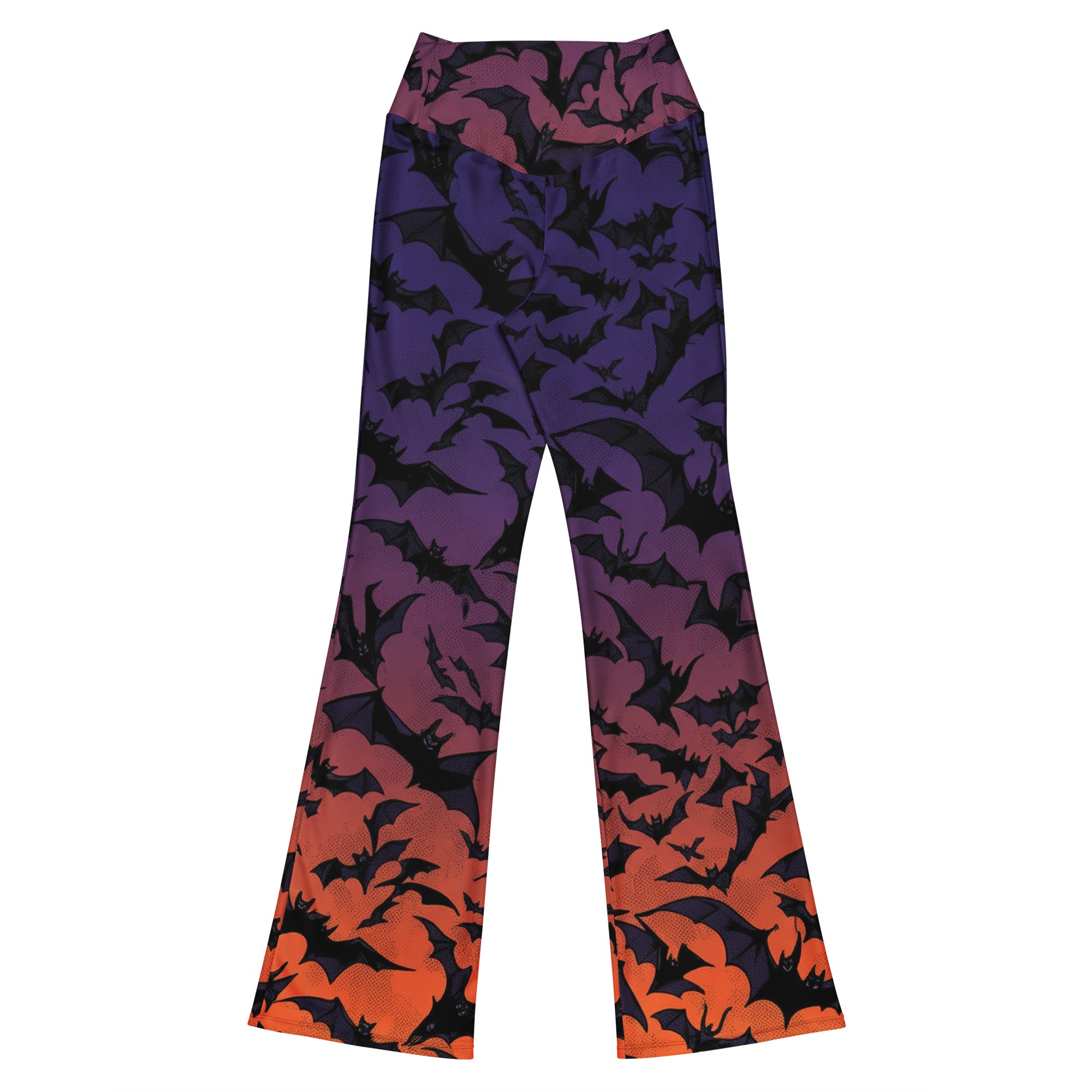 Bat Swarm Twilight Flare Leggings | GearBunch