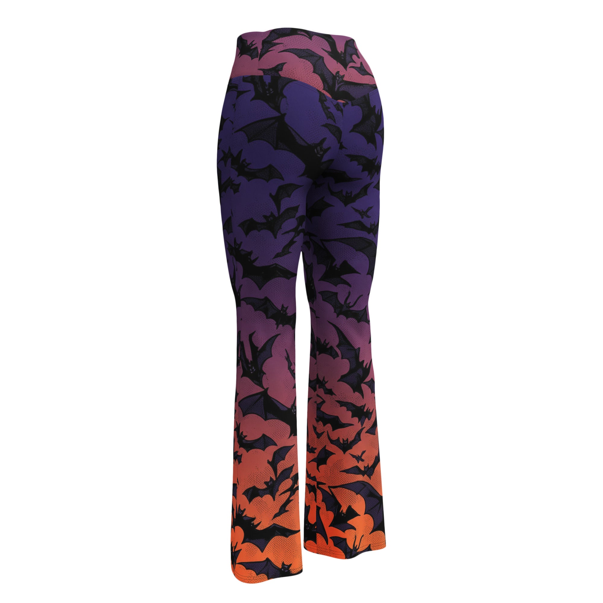 Bat Swarm Twilight Flare Leggings | GearBunch