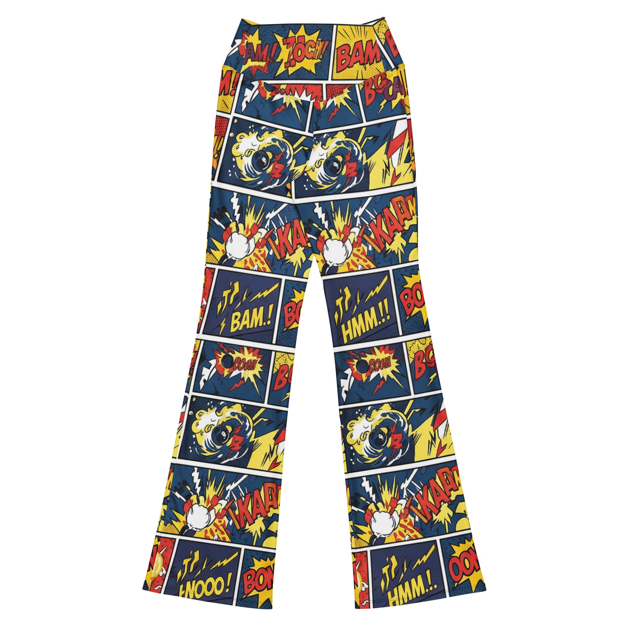 Comic Strip Thunder Punch Flare Leggings | GearBunch