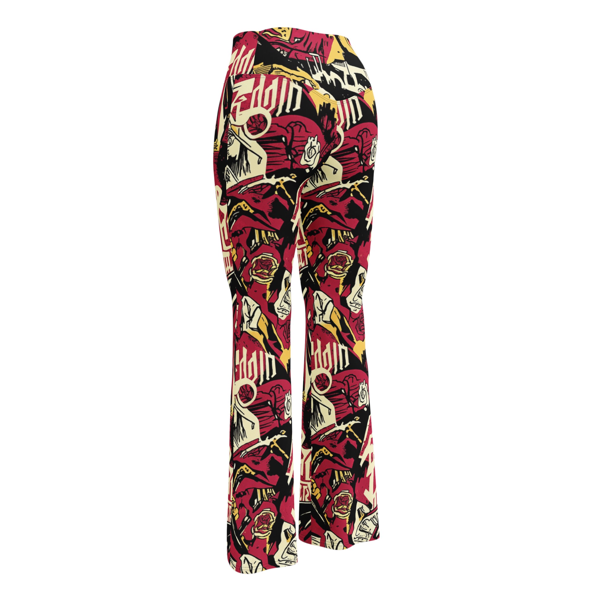 Hammer Horror Poster Collage Flare Leggings | GearBunch