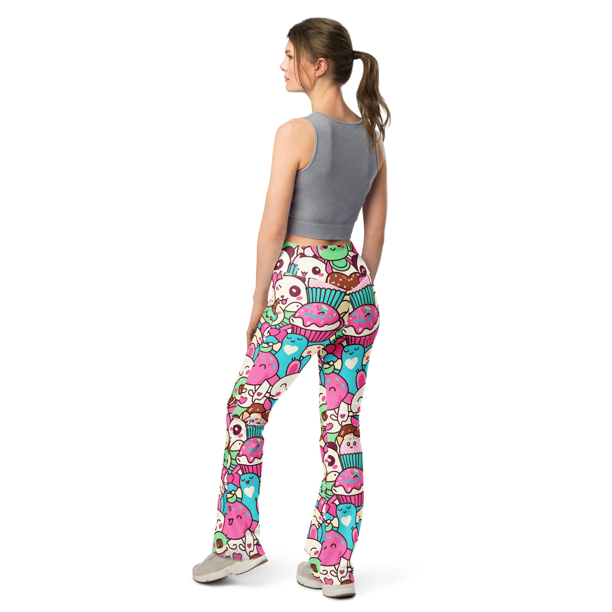 Kawaii Sweet Treats Flare Leggings | GearBunch