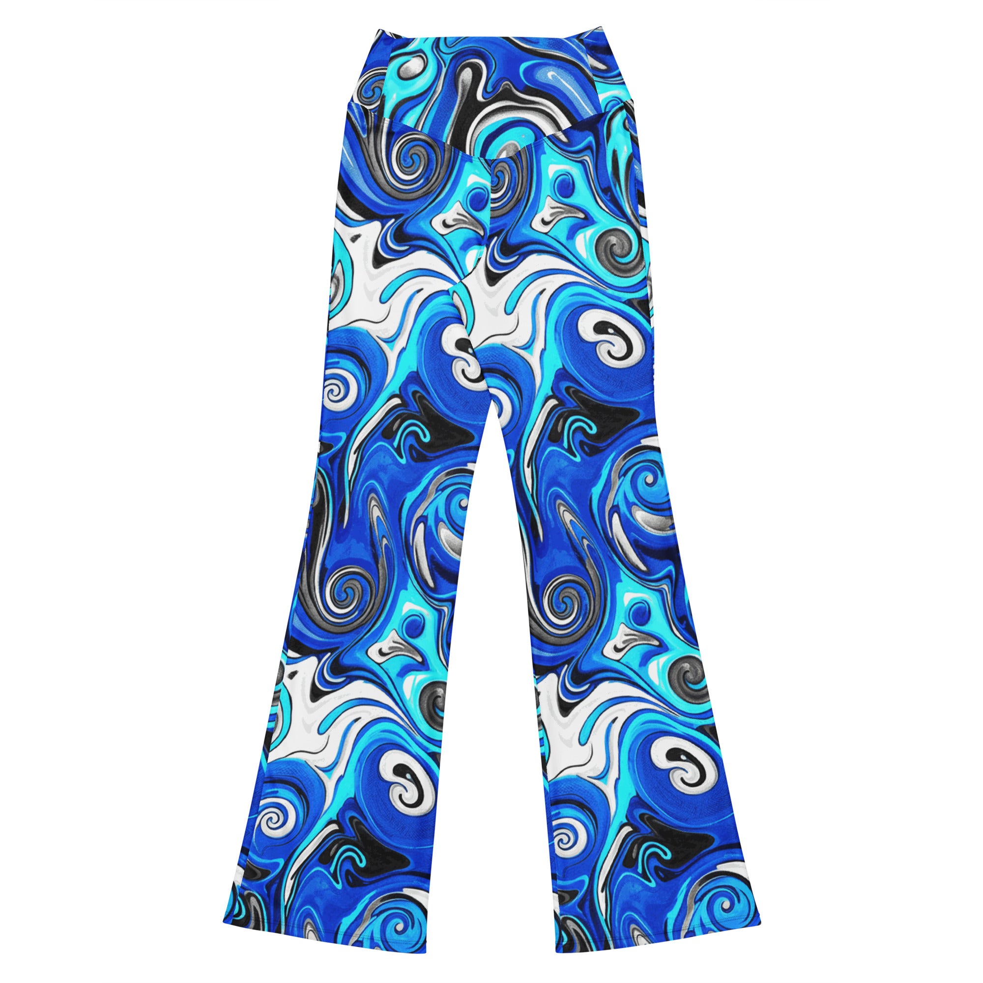 Liquid Marble Electric Storm Flare Leggings | GearBunch