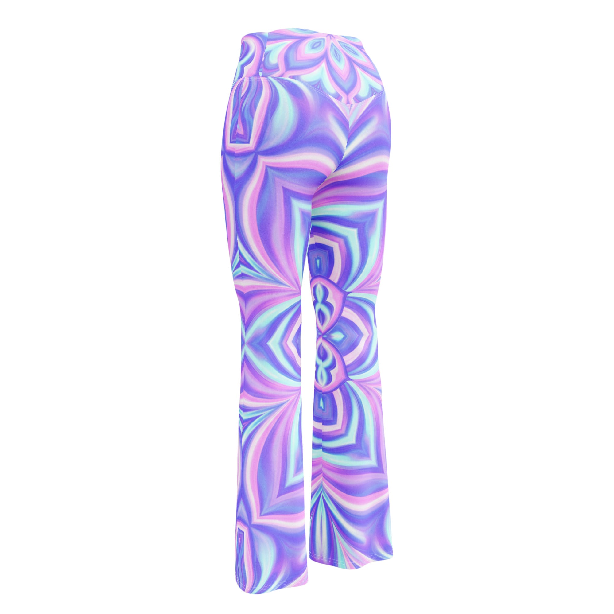 Psychedelic Fairy Ring Flare Leggings | GearBunch