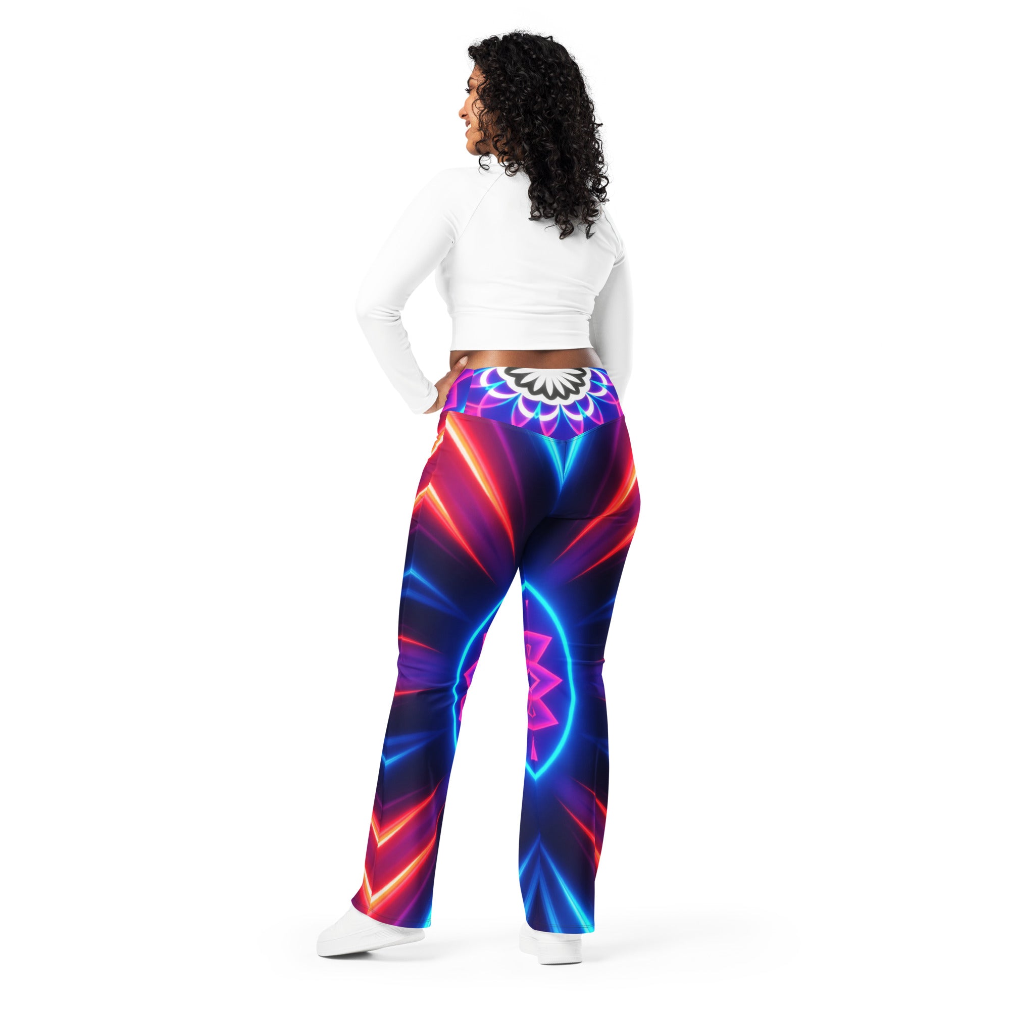 Psychedelic Supernova Flare Leggings | GearBunch