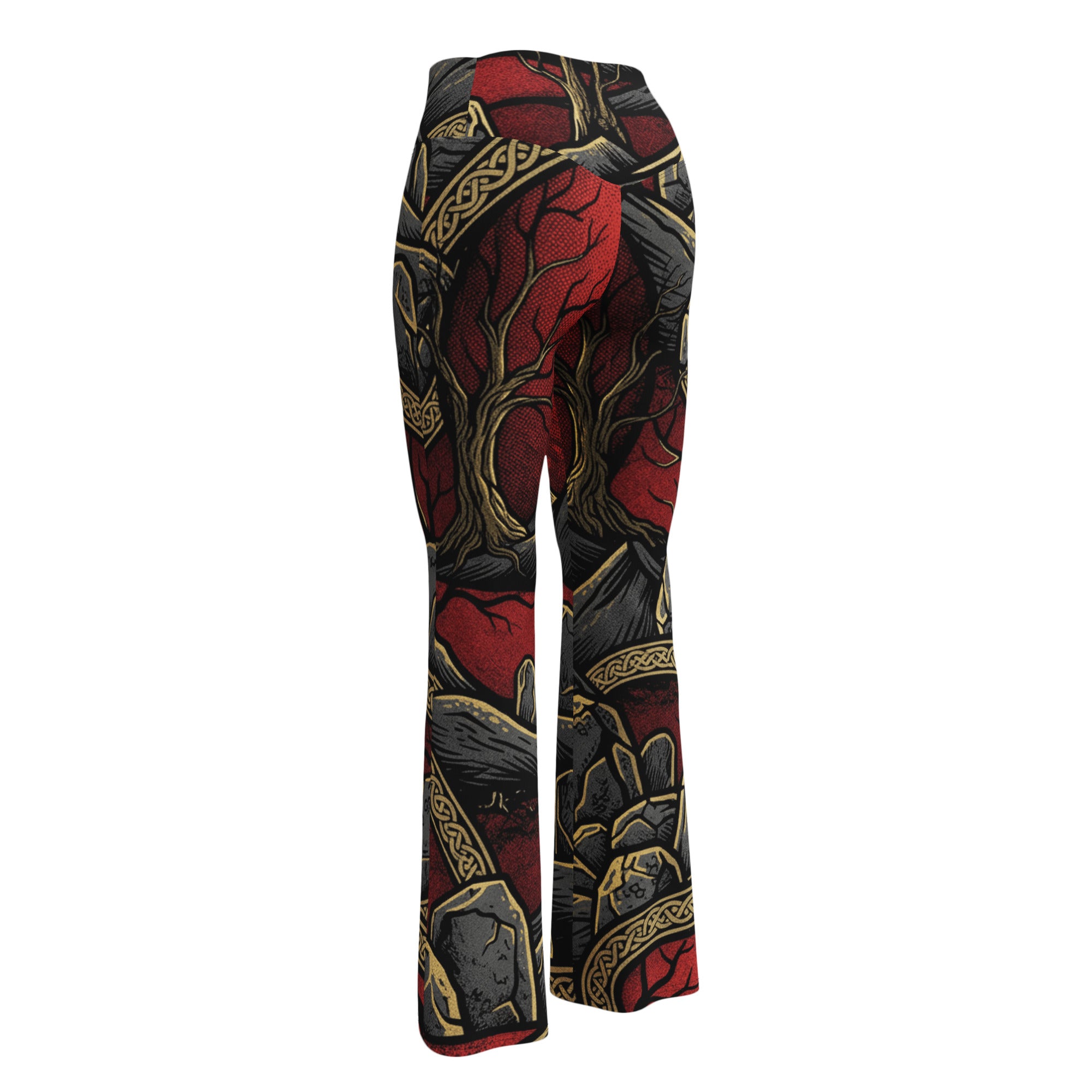 Samhain Blood Moon Flare Leggings | GearBunch
