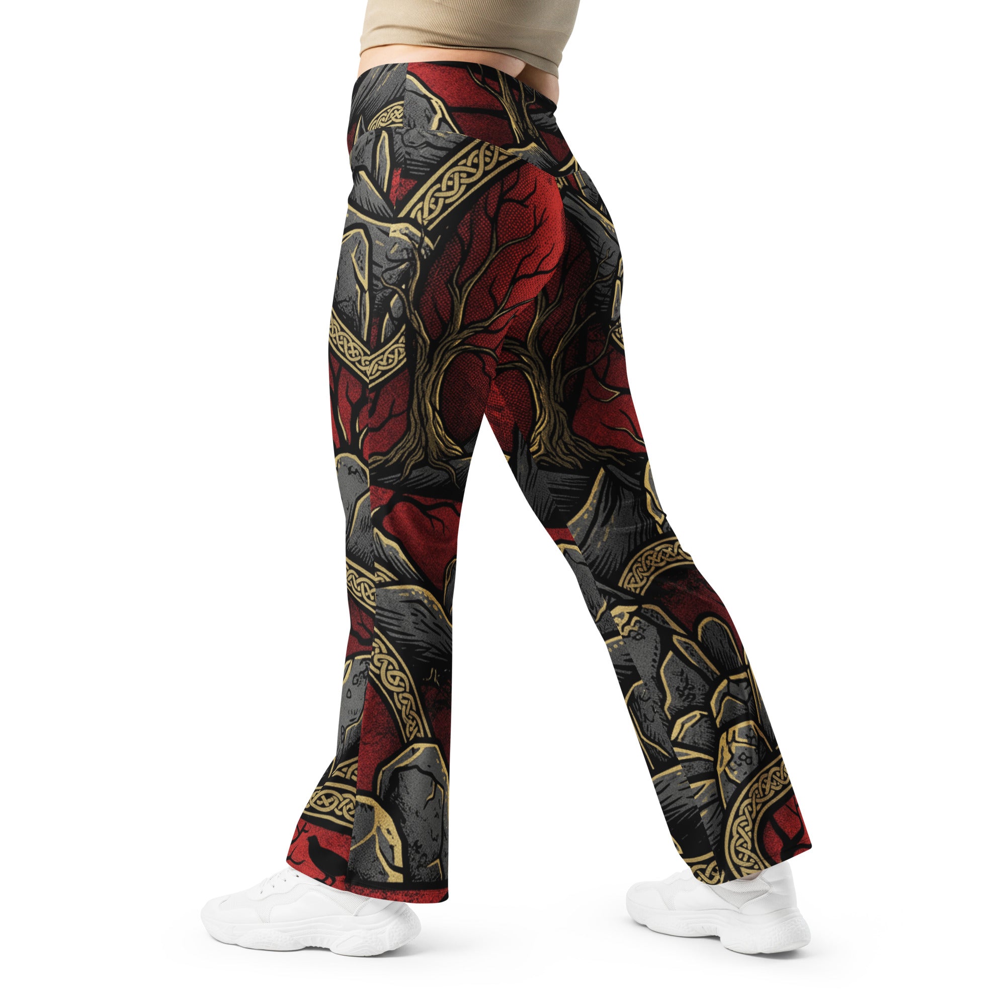 Samhain Blood Moon Flare Leggings | GearBunch
