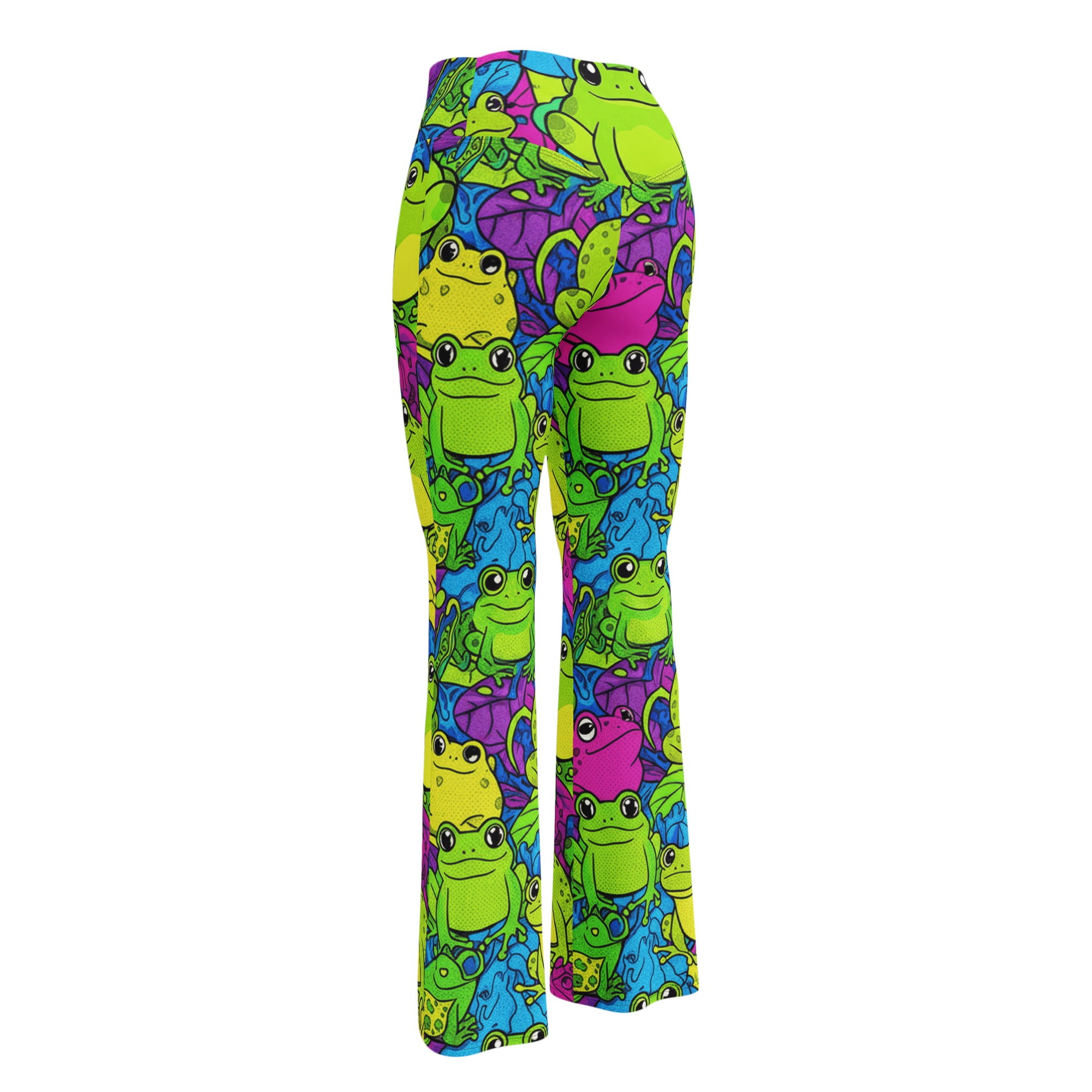 Vibrant Frog Pond Flare Leggings | GearBunch