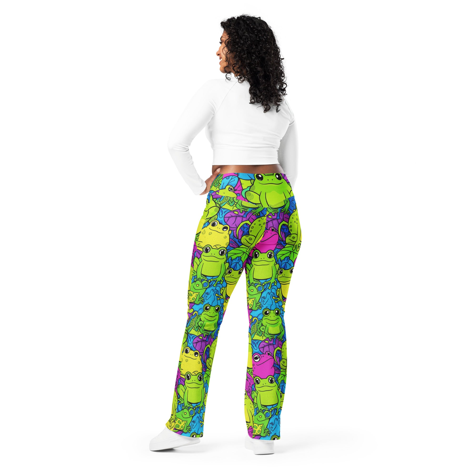 Vibrant Frog Pond Flare Leggings | GearBunch