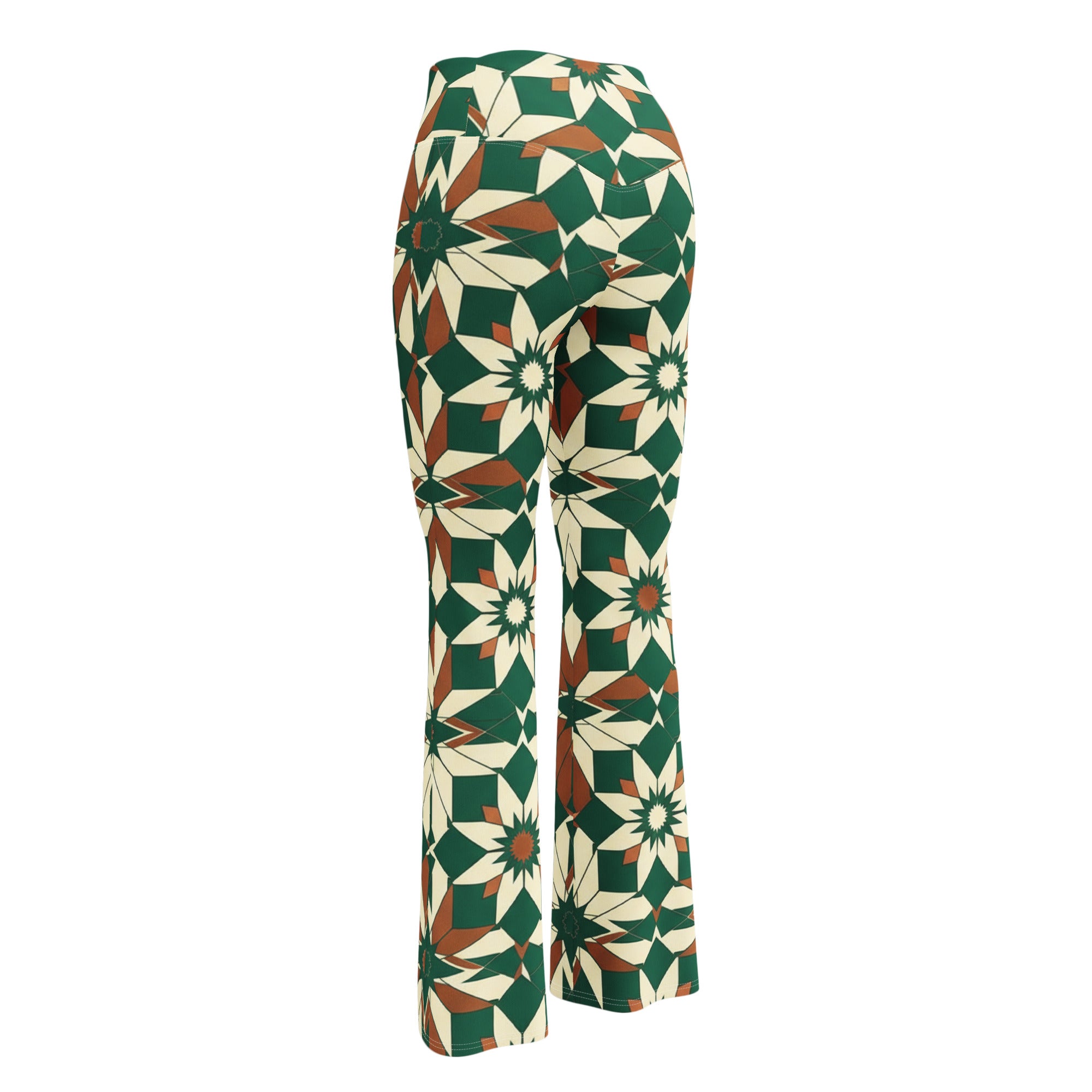 Zellige Jade Copper Flare Leggings | GearBunch