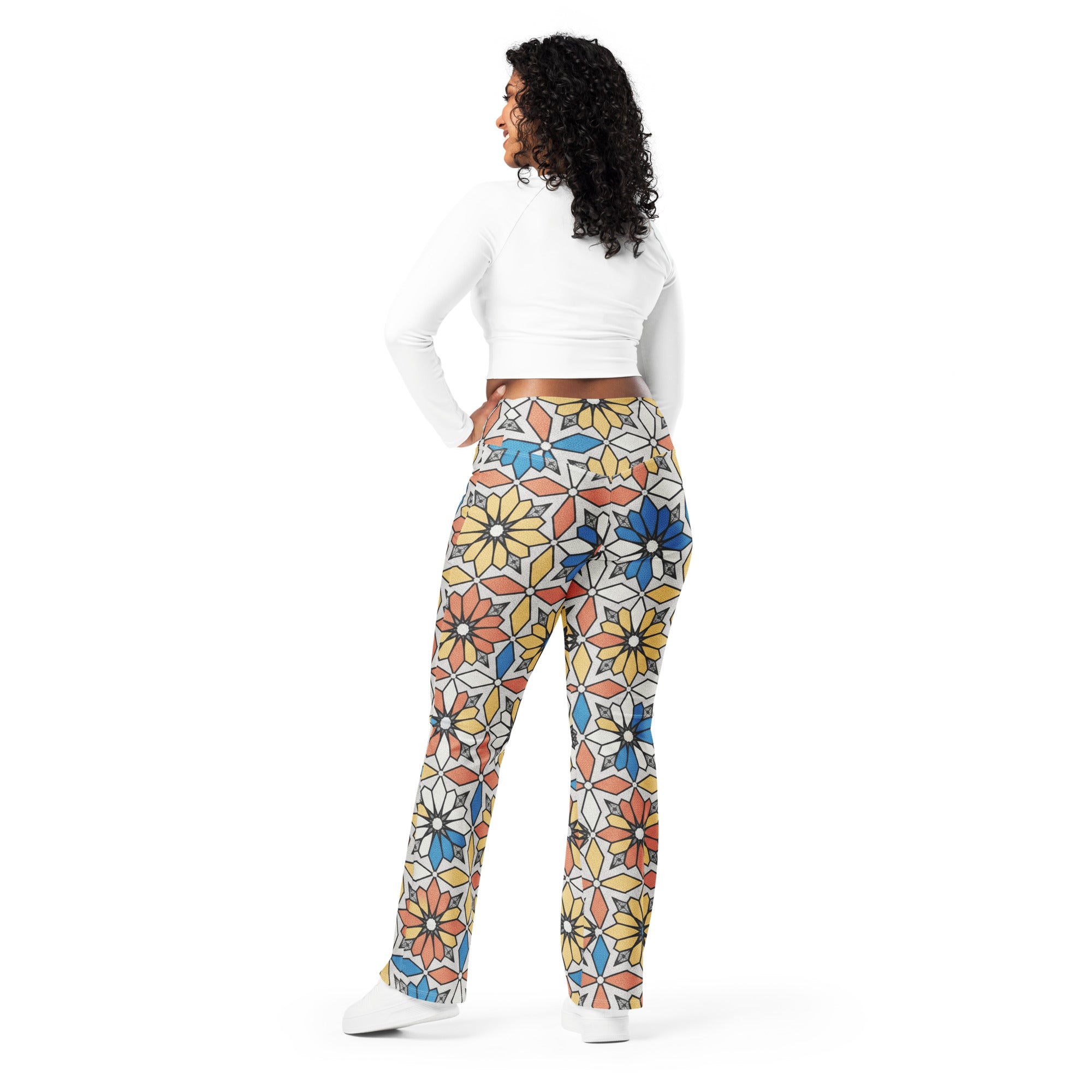 Zellige Marrakech Flare Leggings | GearBunch