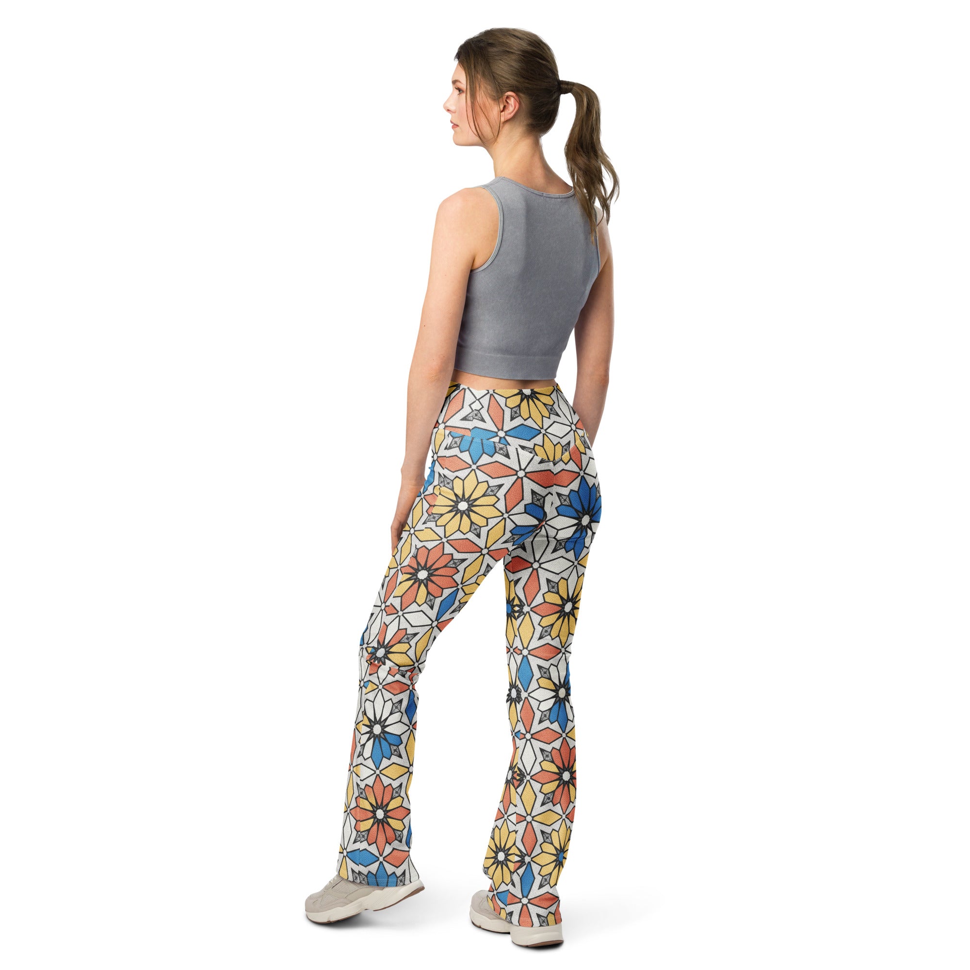 Zellige Marrakech Flare Leggings | GearBunch
