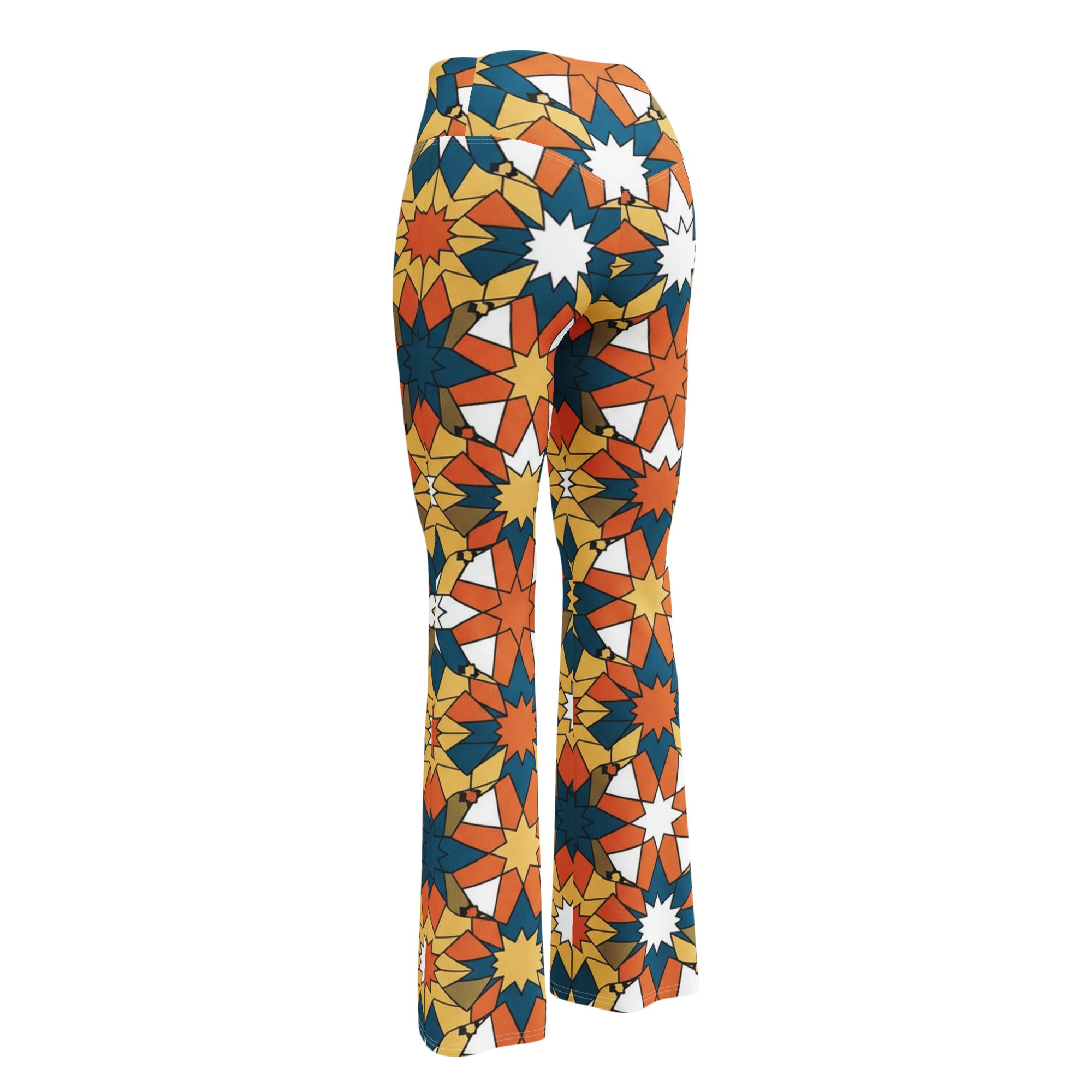 Zellige Ocean Sunset Flare Leggings | GearBunch