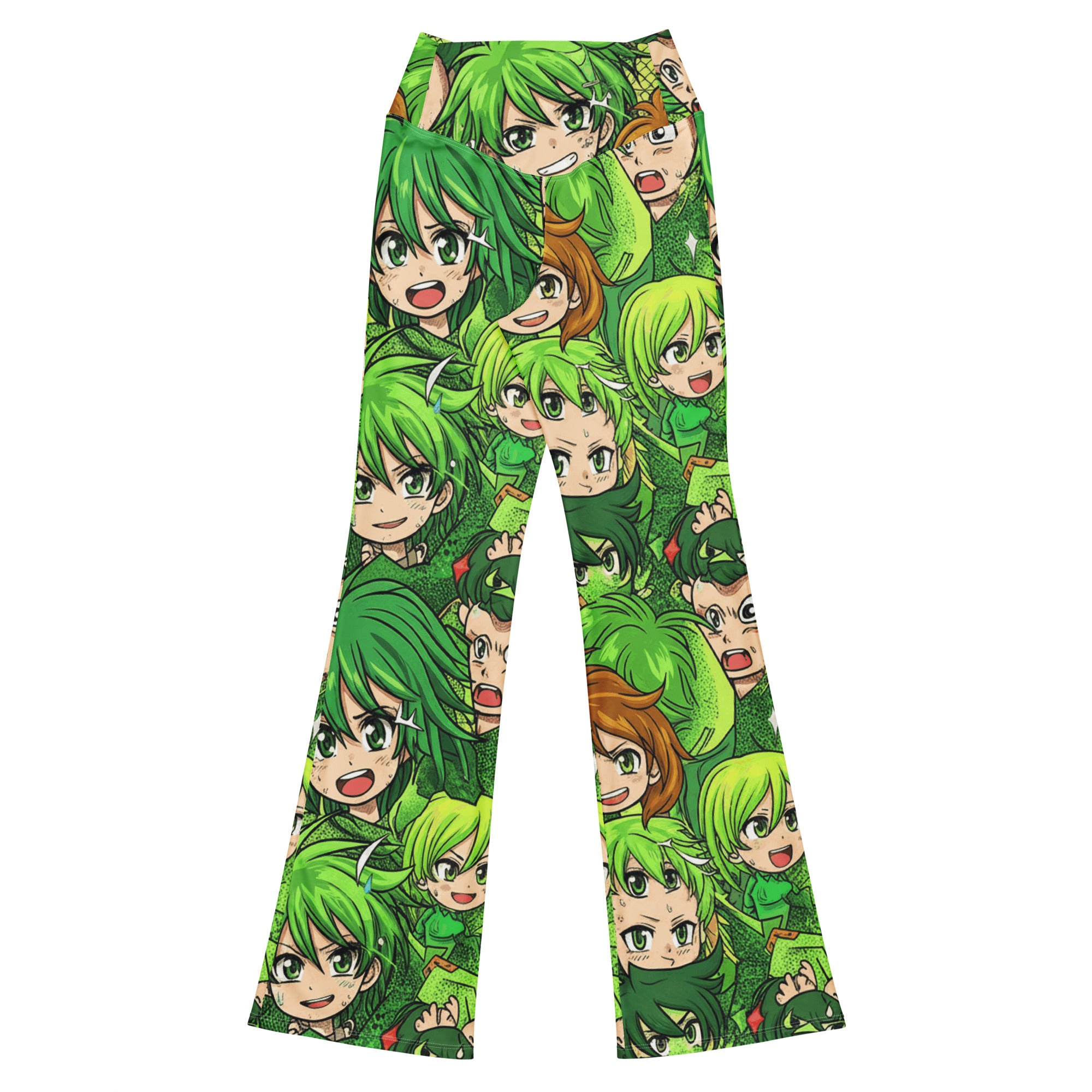 Anime Forest Spirit Flare Leggings | GearBunch