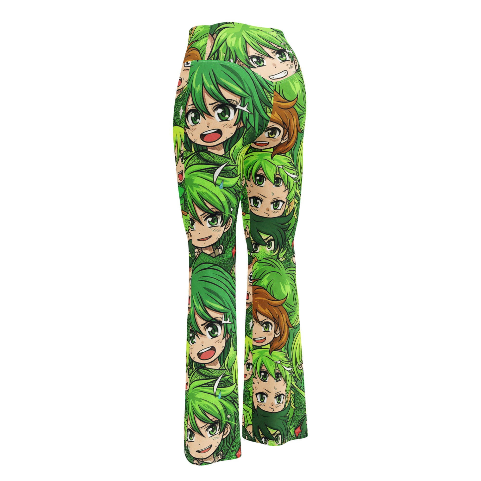 Anime Forest Spirit Flare Leggings | GearBunch