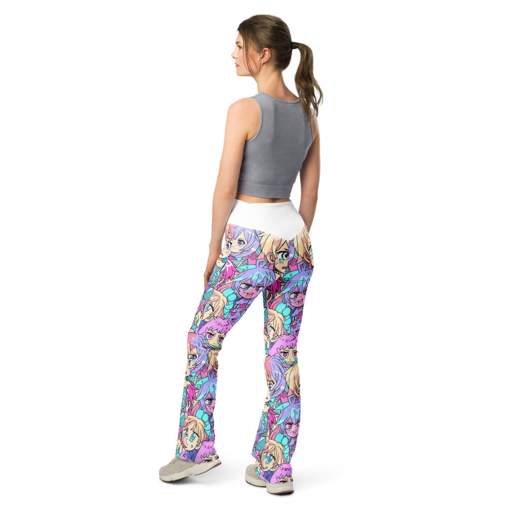 Flare leggings back view | GearBunch