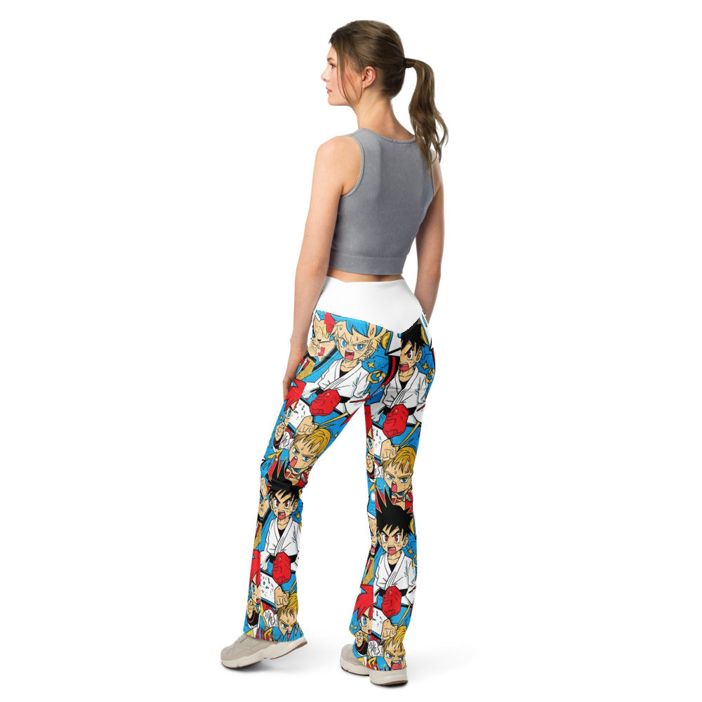 Flare leggings back view | GearBunch