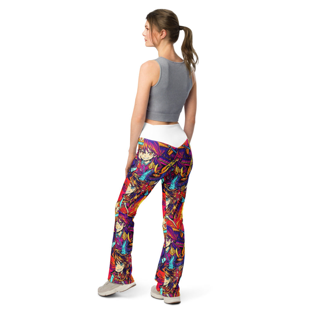 Flare leggings back view | GearBunch